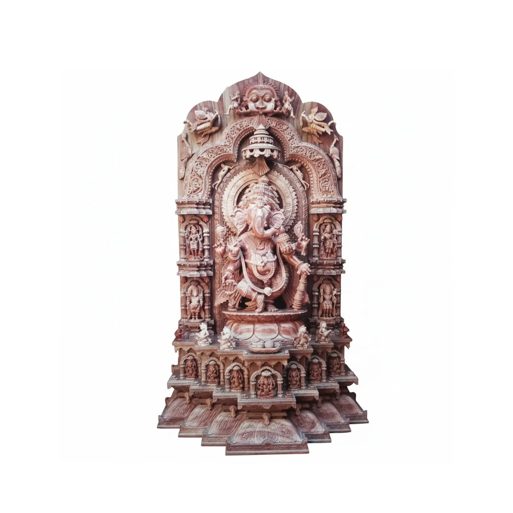 Orissa Stone Sculpture - Ganesha- Asta, Rahu, Shiv, nandi