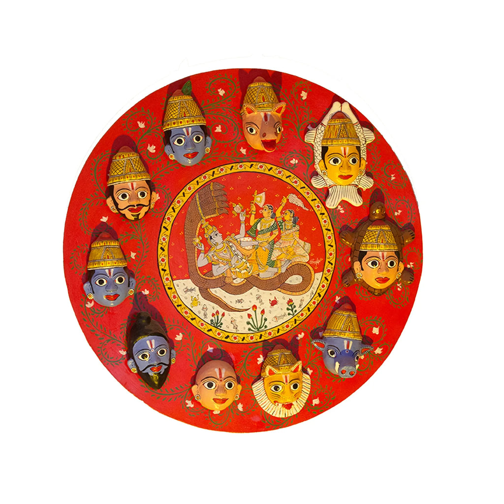 Cherial Mask - Vishnu murthi and dasavtar