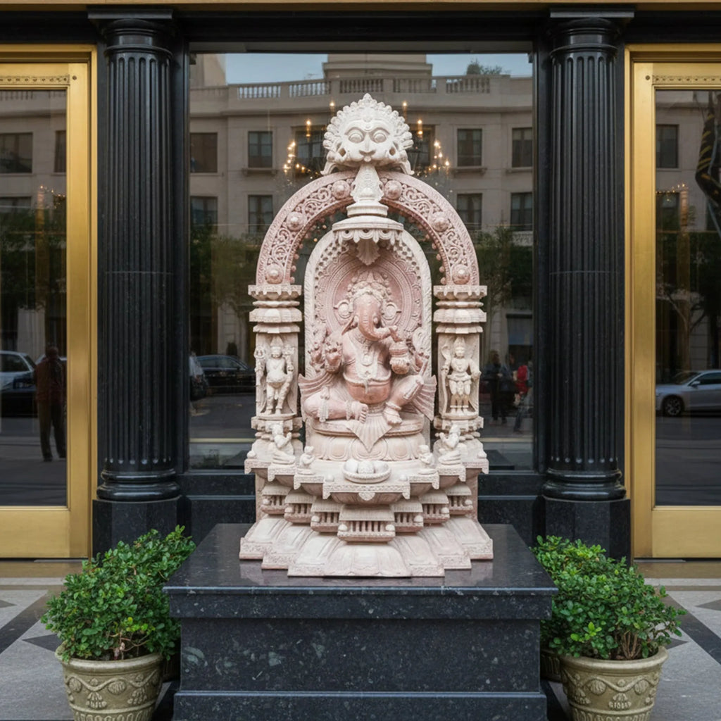 Orissa Stone Sculpture - Ganesha - 4 bhuja