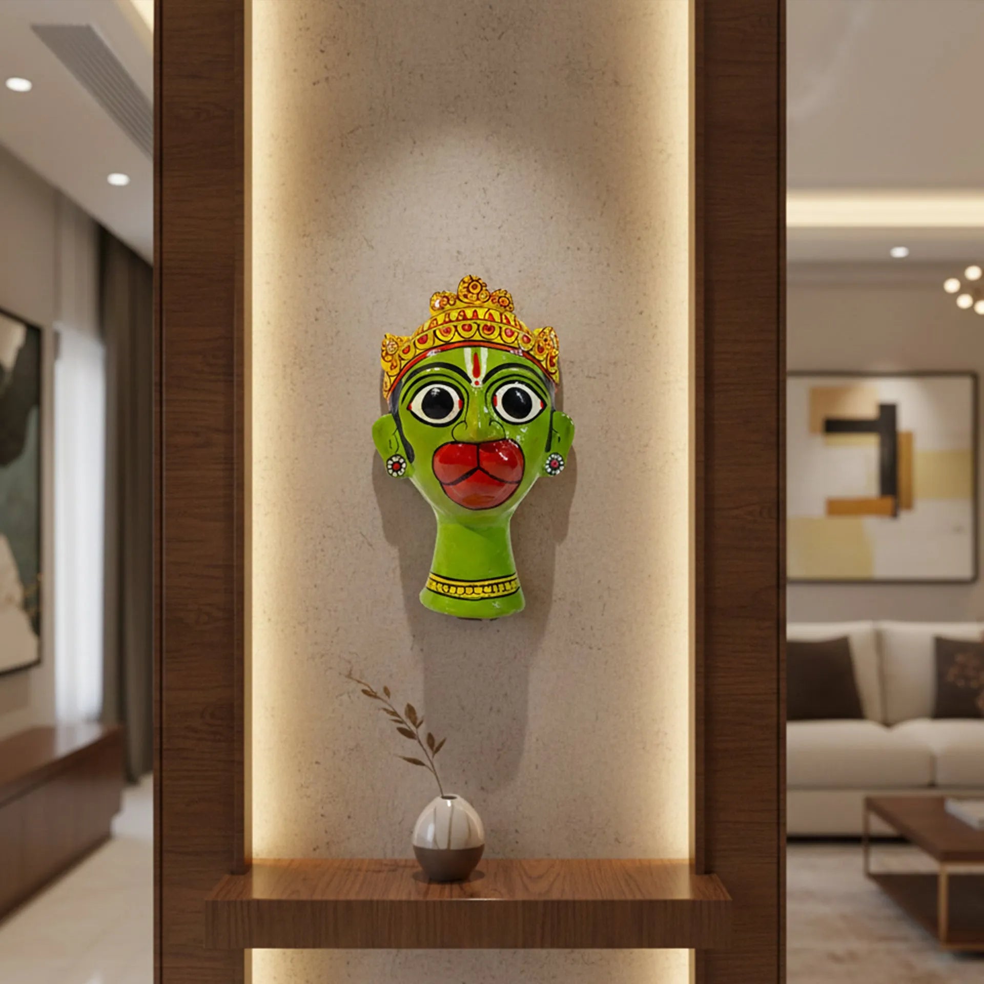 Cherial Mask - Hanuman head