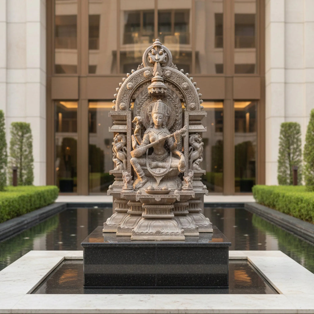 Orissa Stone Sculpture - Saraswati ji