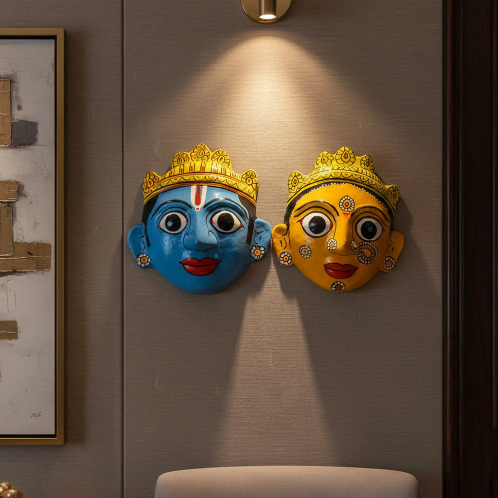 Cherial Mask - Radha Krishan Mask