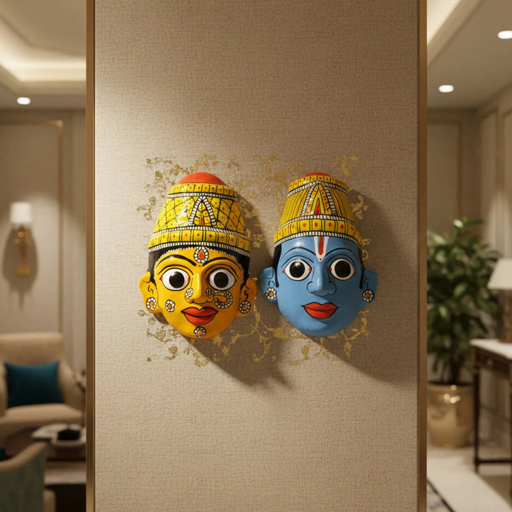 Cherial Mask - Radha Krishan Mask