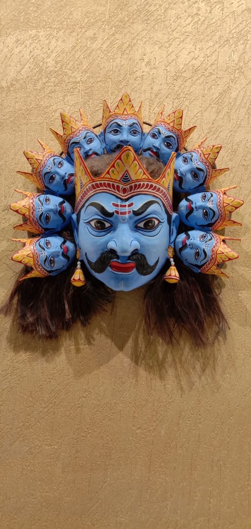 Majuli Mask - Ravana