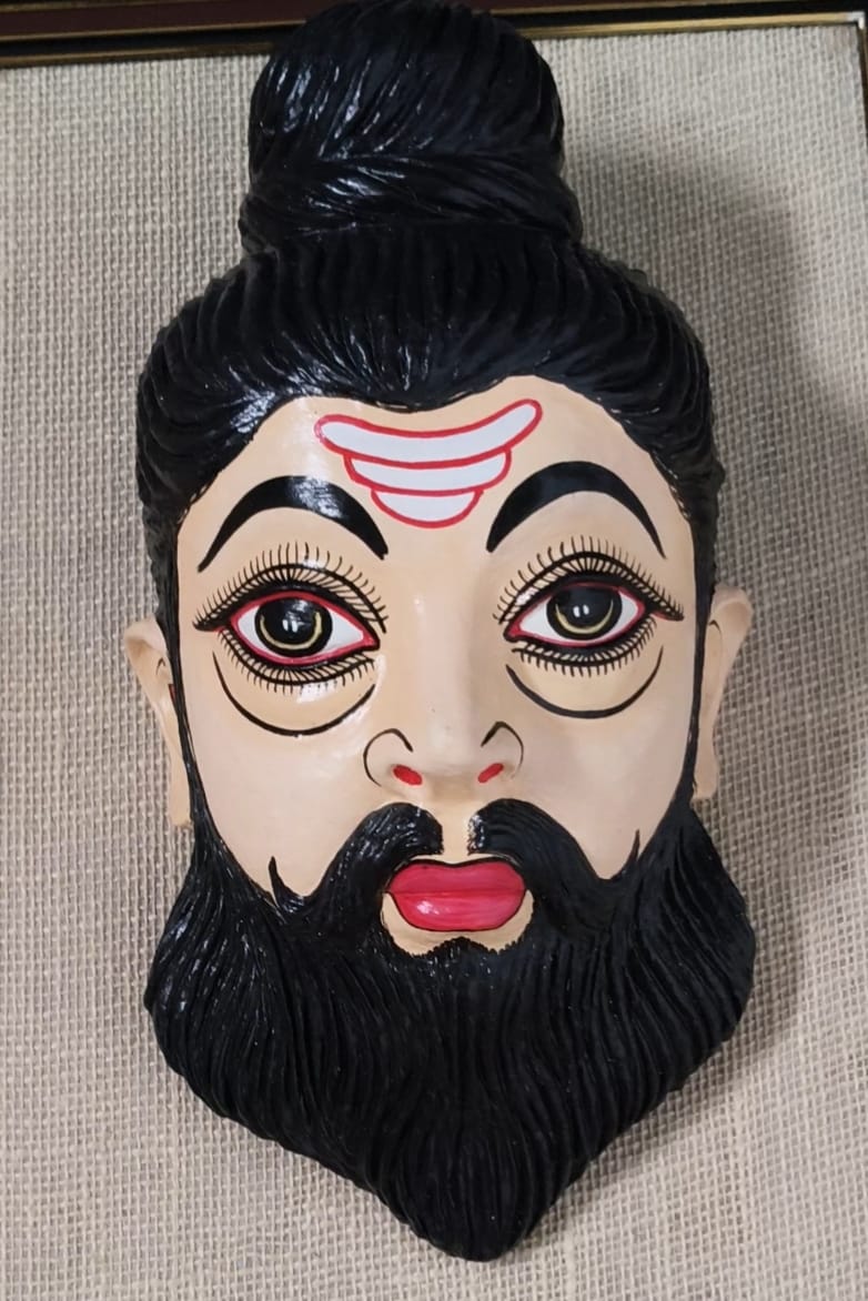 Majuli Mask - Parashuram