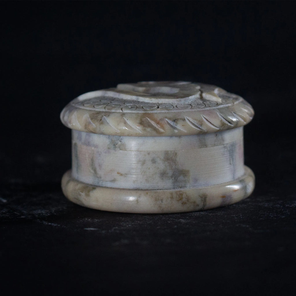 Varanasi Soft Stone Jali - Om container