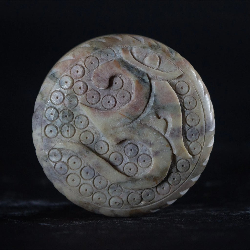 Varanasi Soft Stone Jali - Om container