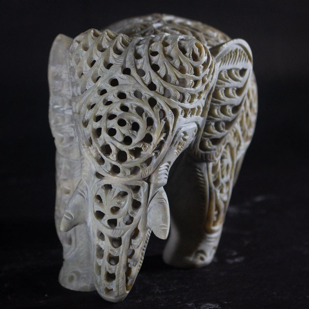 Varanasi Soft Stone Jali - Elephant long cut