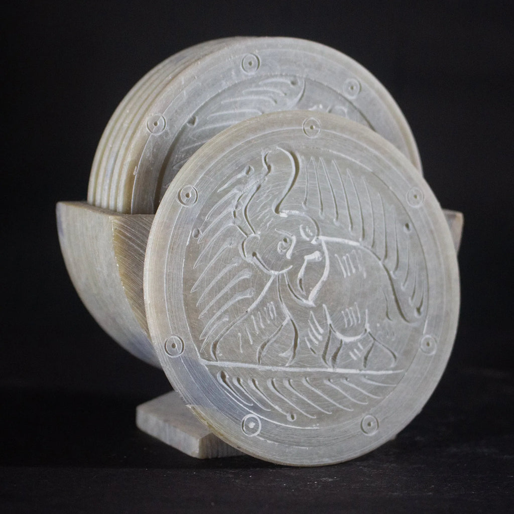 Varanasi Soft Stone Jali - Tea coaster