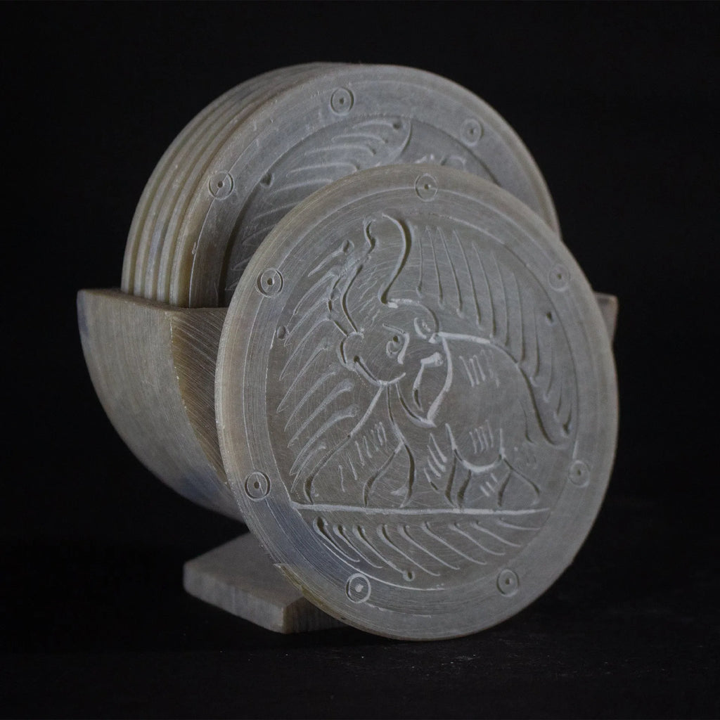 Varanasi Soft Stone Jali - Tea coaster