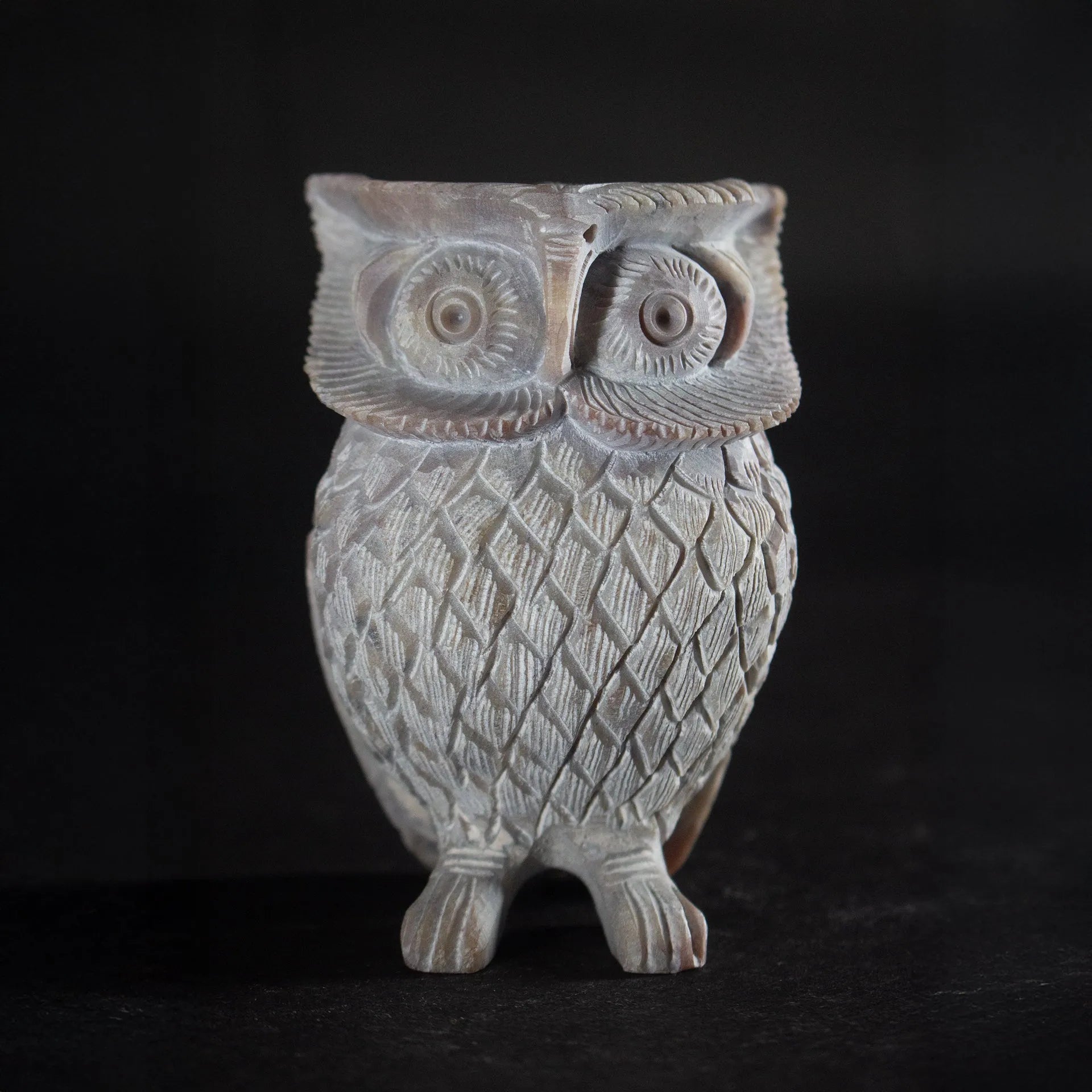 Varanasi Soft Stone Jali - Owl