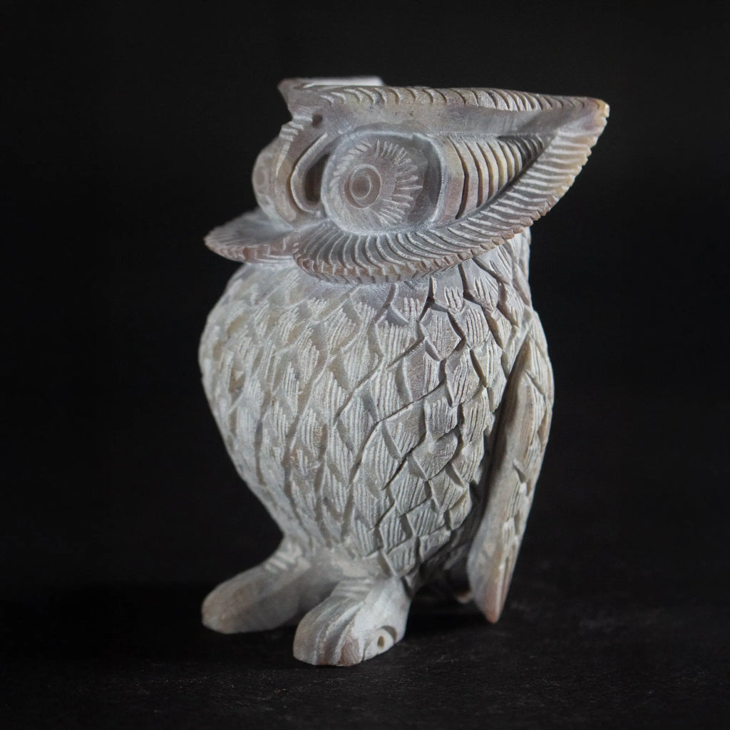 Varanasi Soft Stone Jali - Owl
