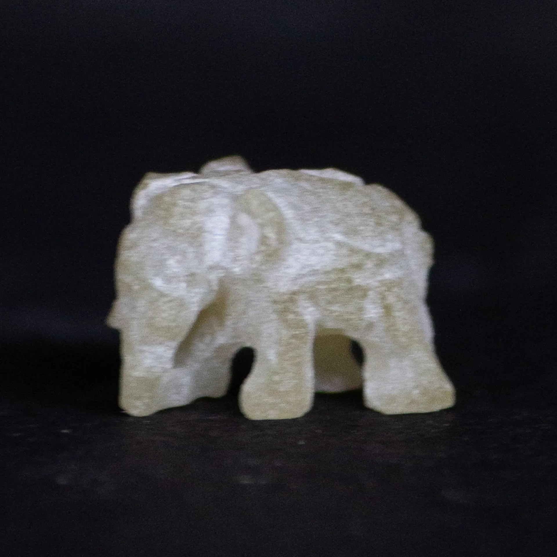 Varanasi Soft Stone Jali - Elephant Tiny