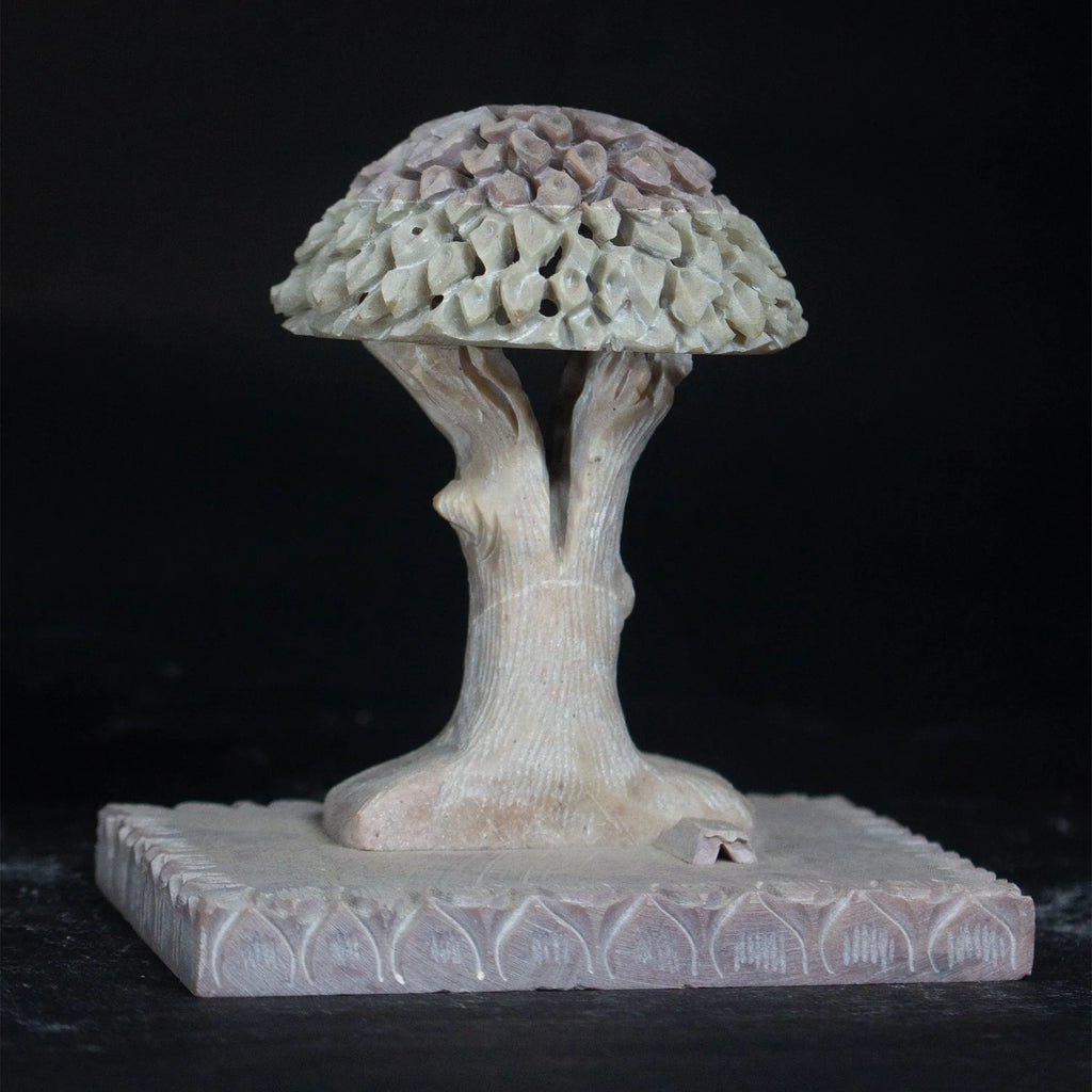 Varanasi Soft Stone Jali - Mushroom tree