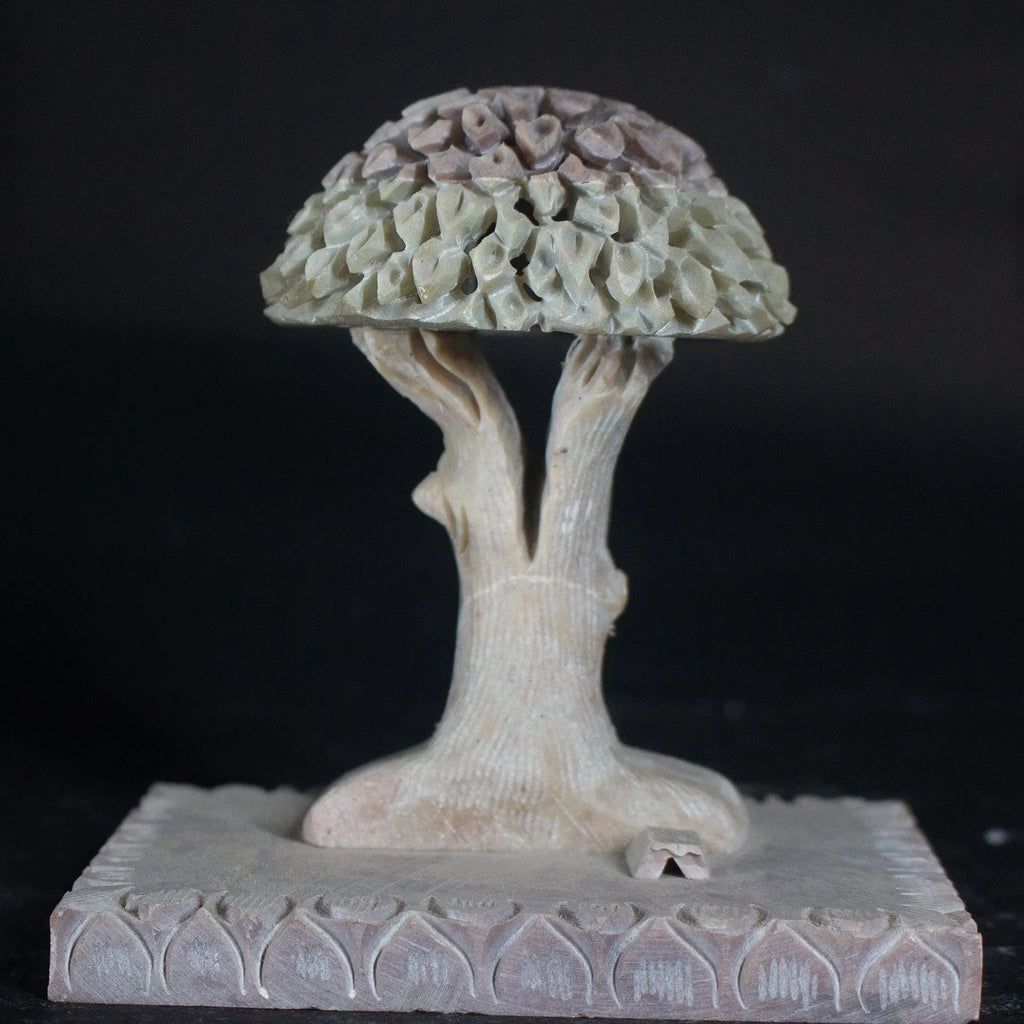 Varanasi Soft Stone Jali - Mushroom tree