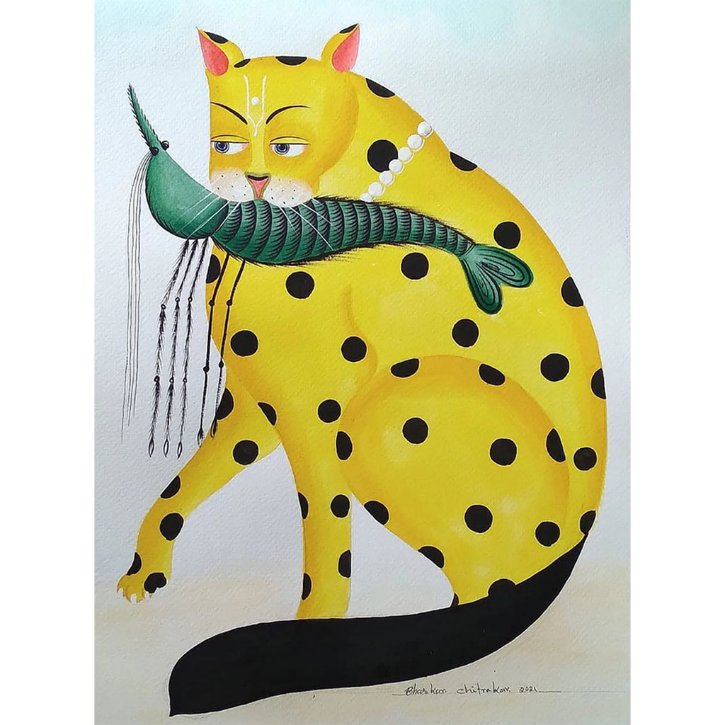 Kalighat - The Cat and the fish