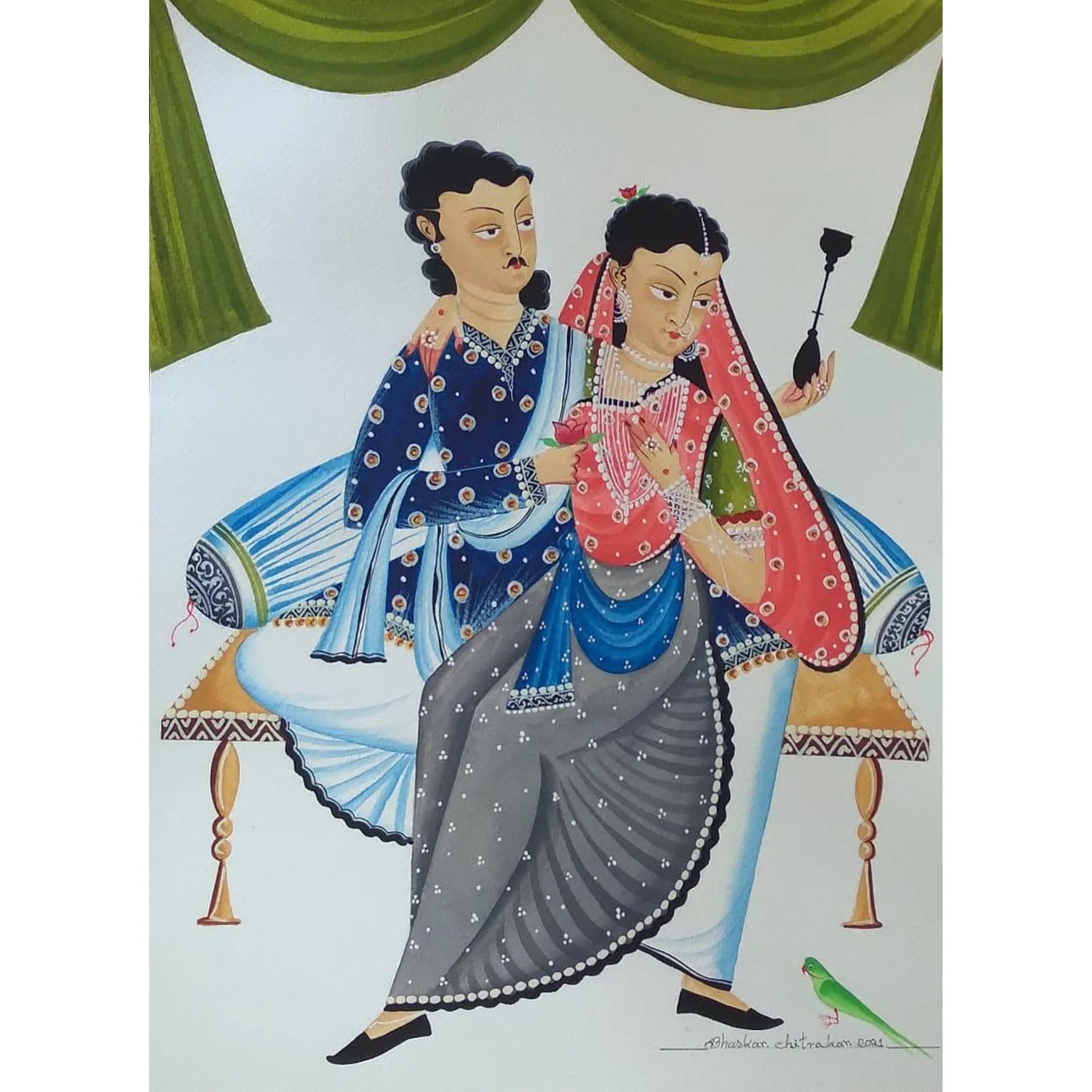 Kalighat - Babu and Biwi