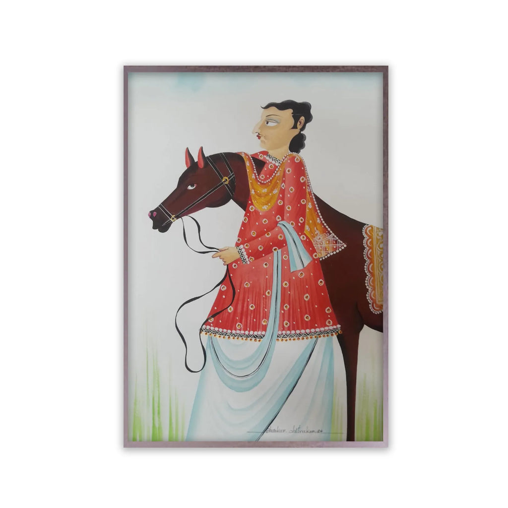 Kalighat - Babu and the horse