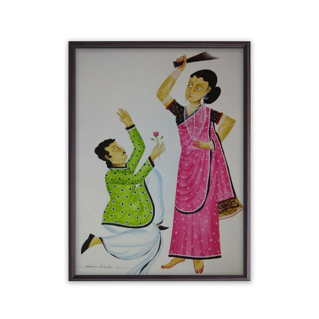 Kalighat - Babu and Angry Biwi