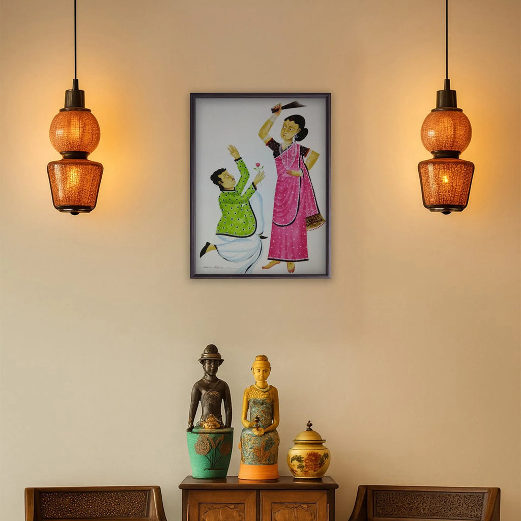 Kalighat - Babu and Angry Biwi