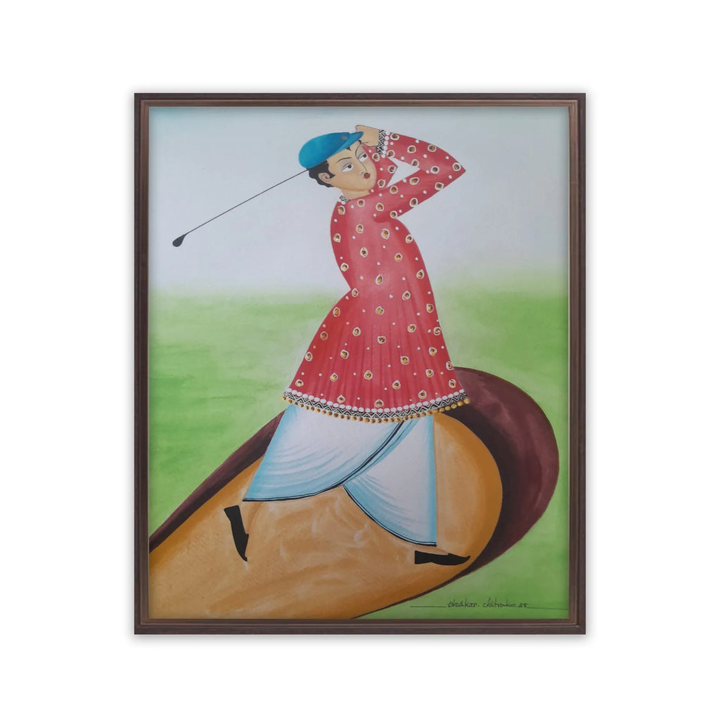 Kalighat - Babu Playing Golf