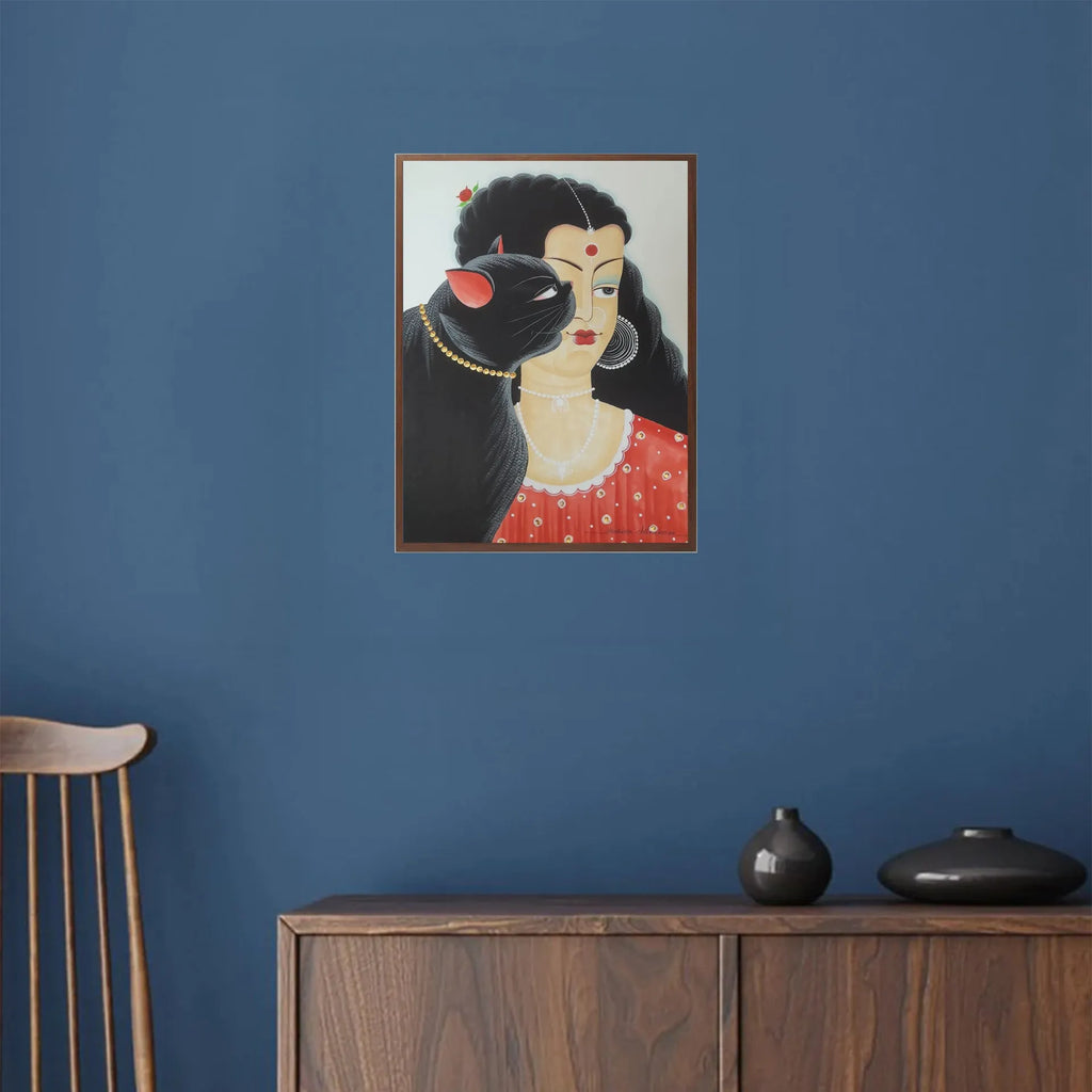 Kalighat - Biwi and the Cat