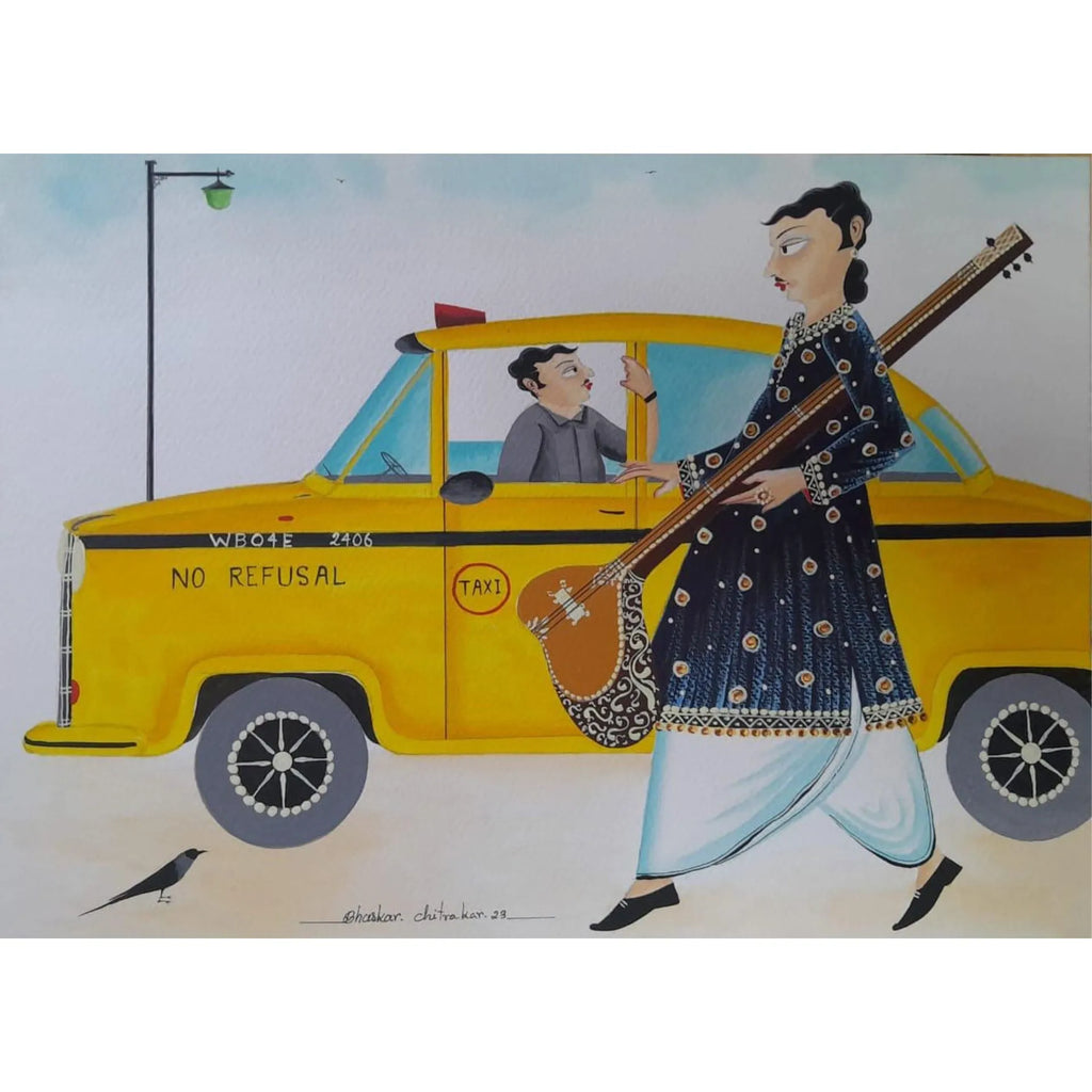 Kalighat - Bengali Babu and the Taxi