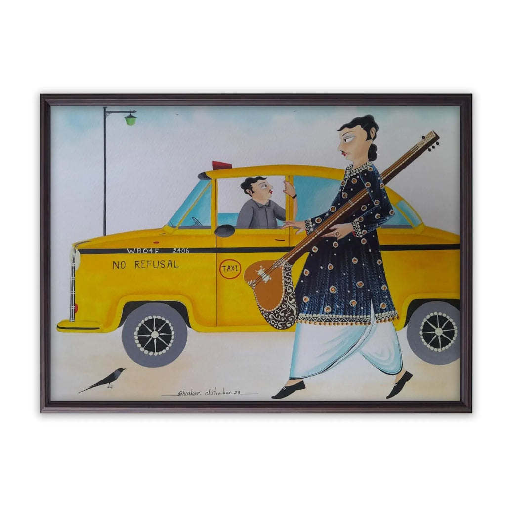 Kalighat - Bengali Babu and the Taxi
