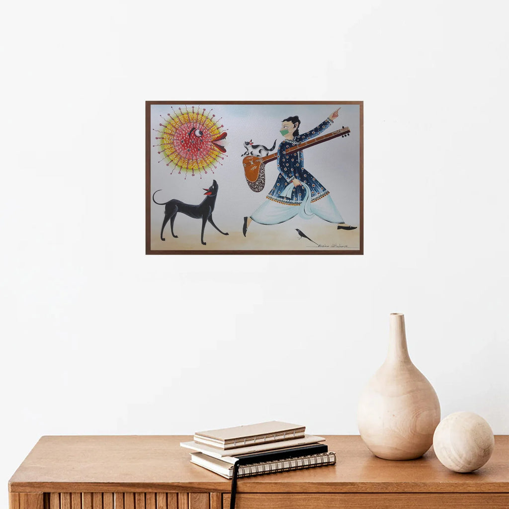 Kalighat - Corona Virus Chasing Bengali Babu