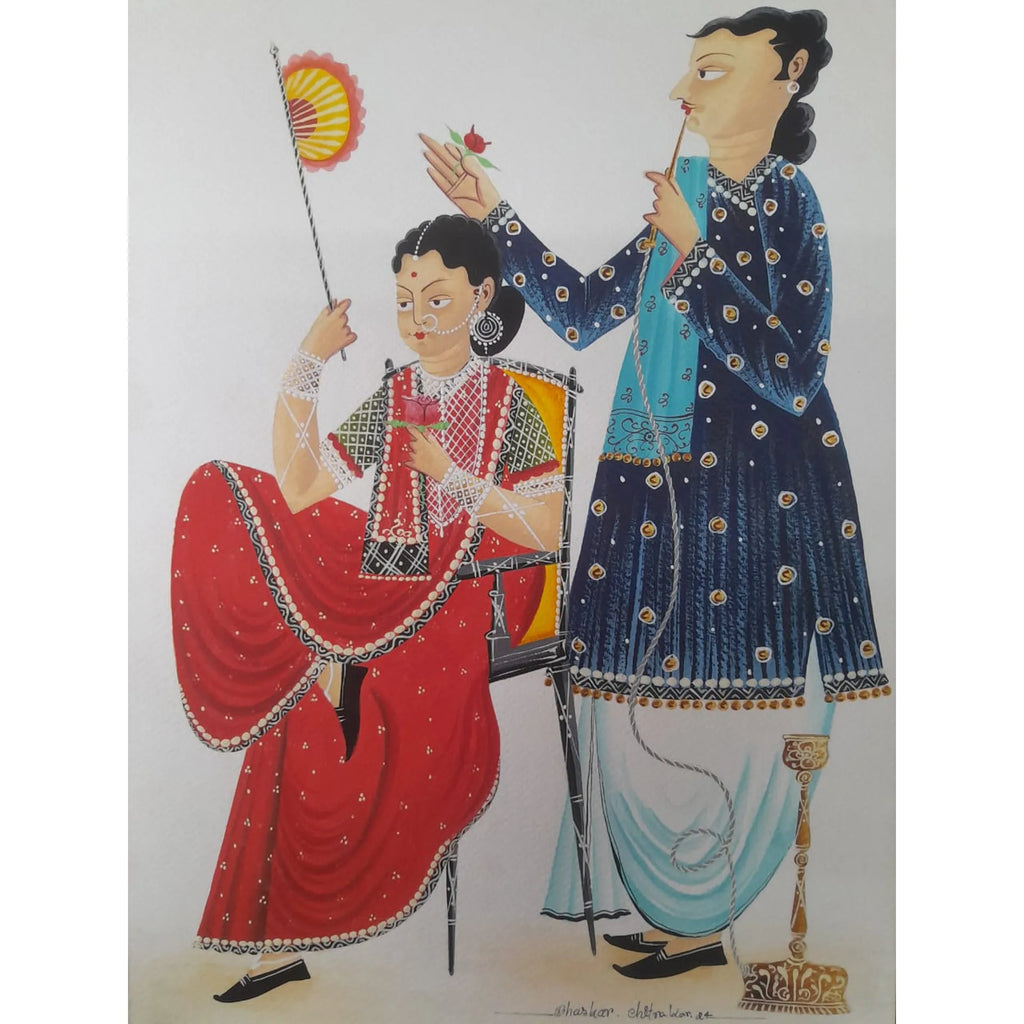 Kalighat - Babu and Biwi