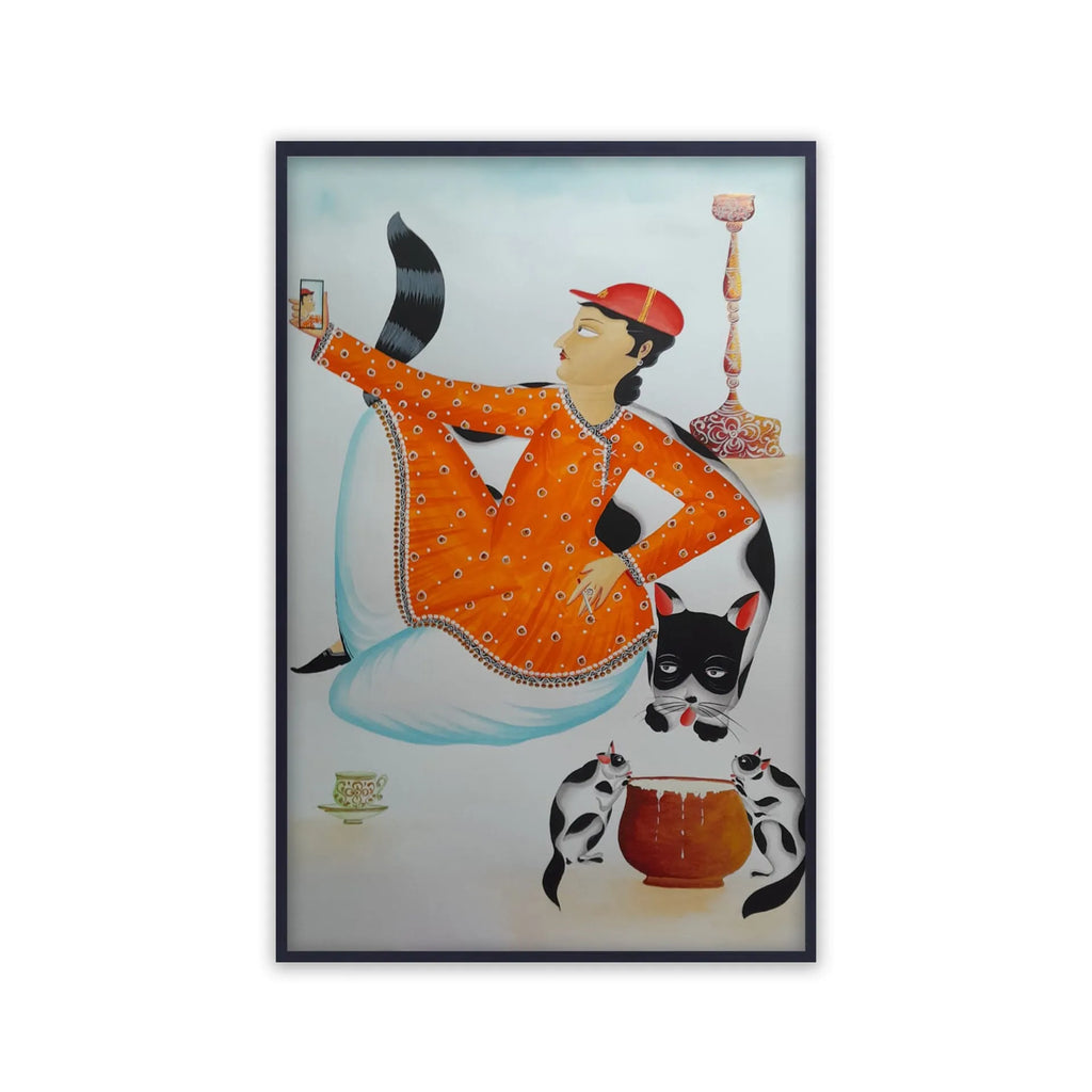 Kalighat - Babu Taking Selfie