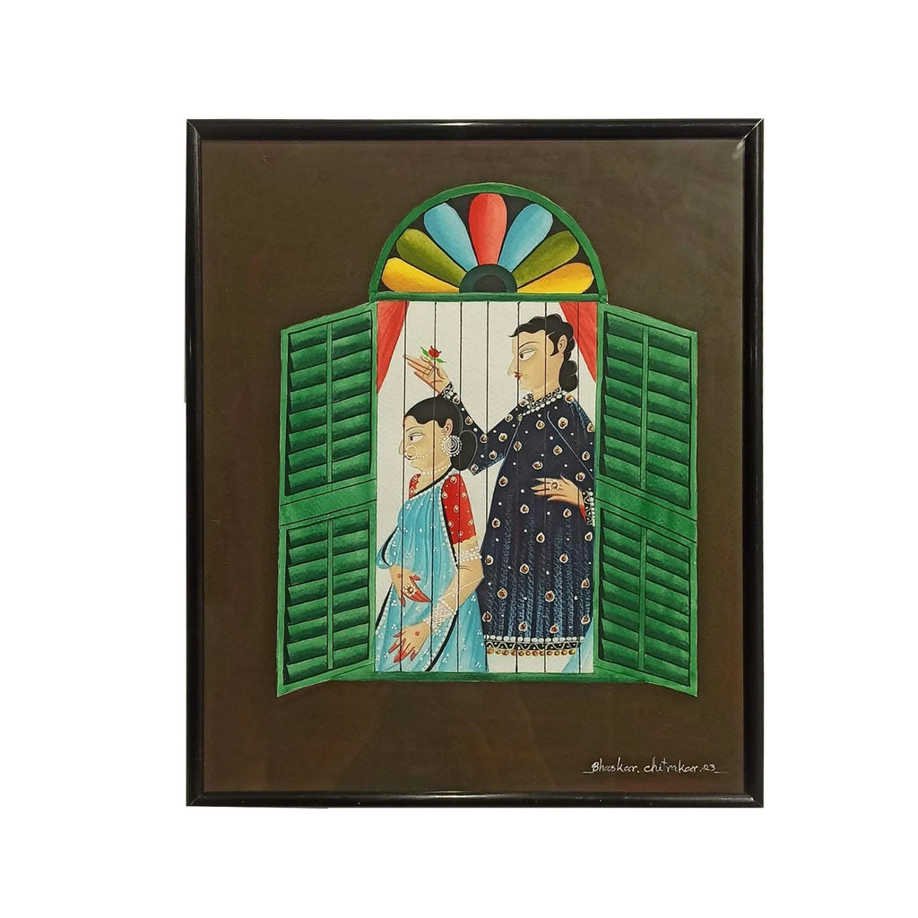 Kalighat - Babu Biwi from the Window