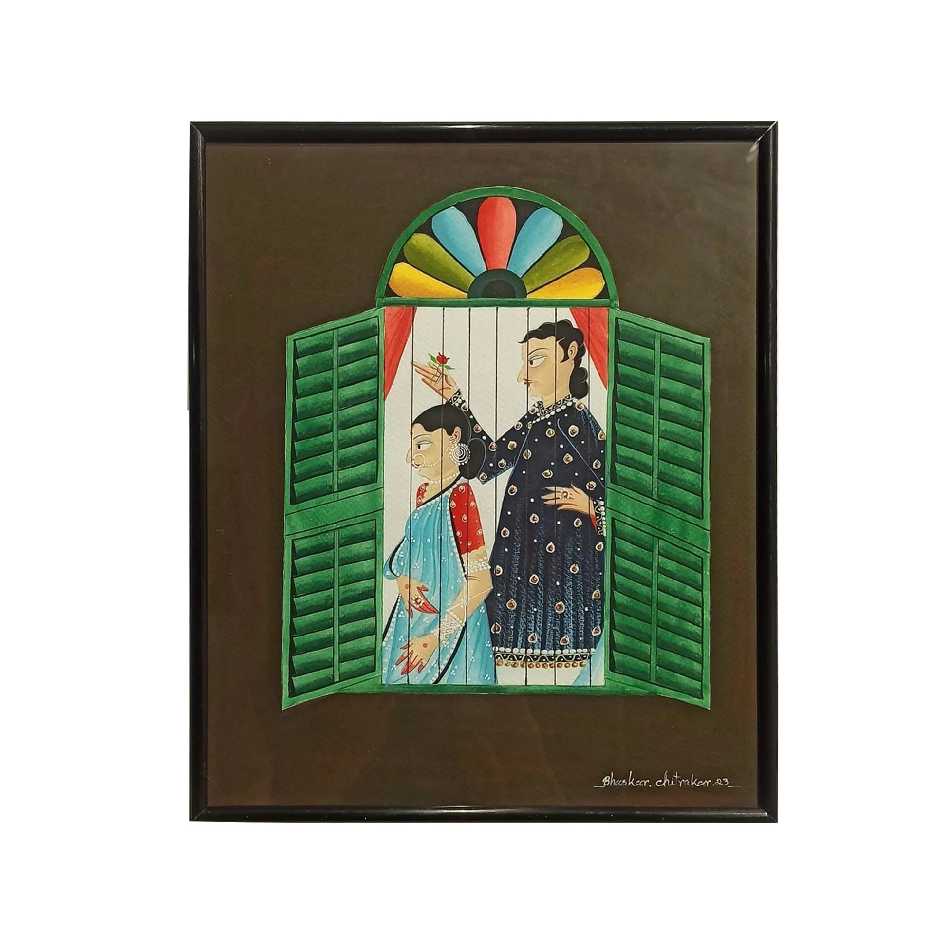 Kalighat - Babu Biwi from the Window