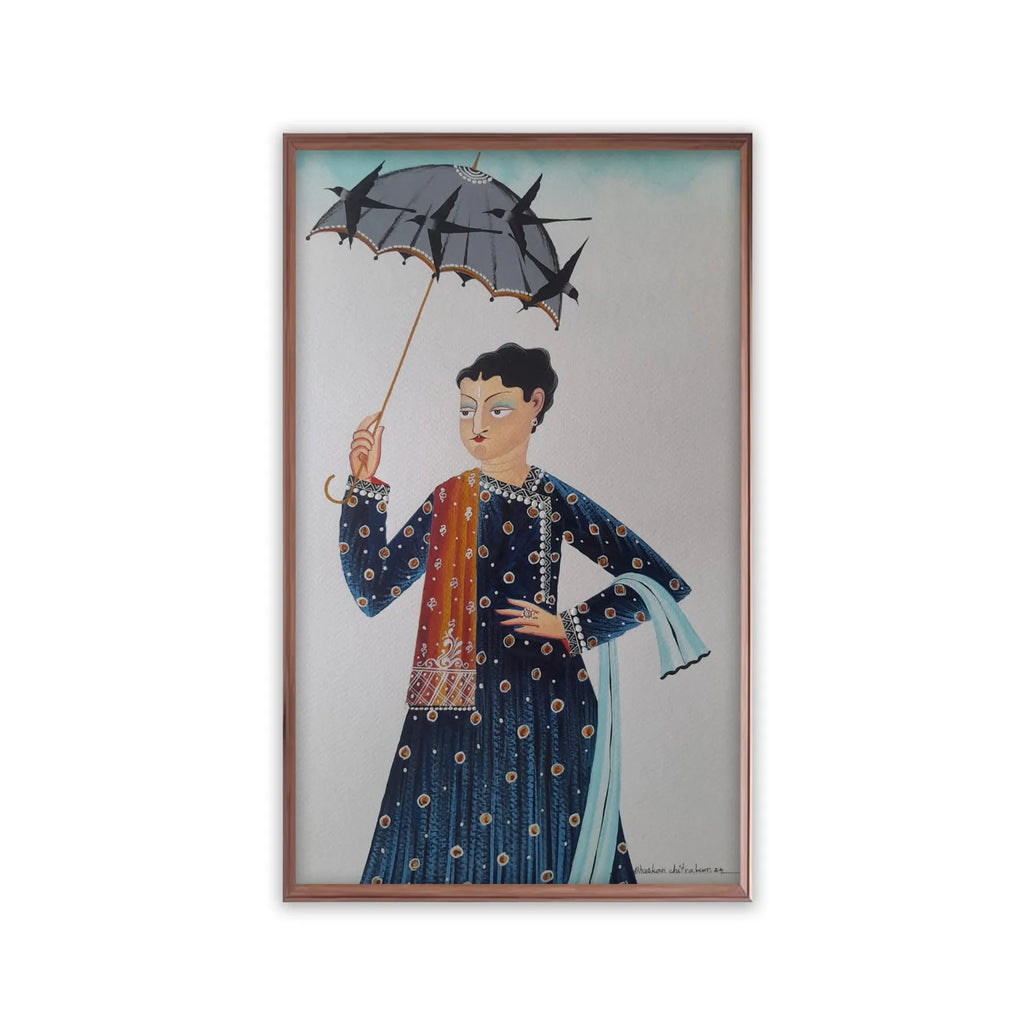 Kalighat - Babu with the Umbrella