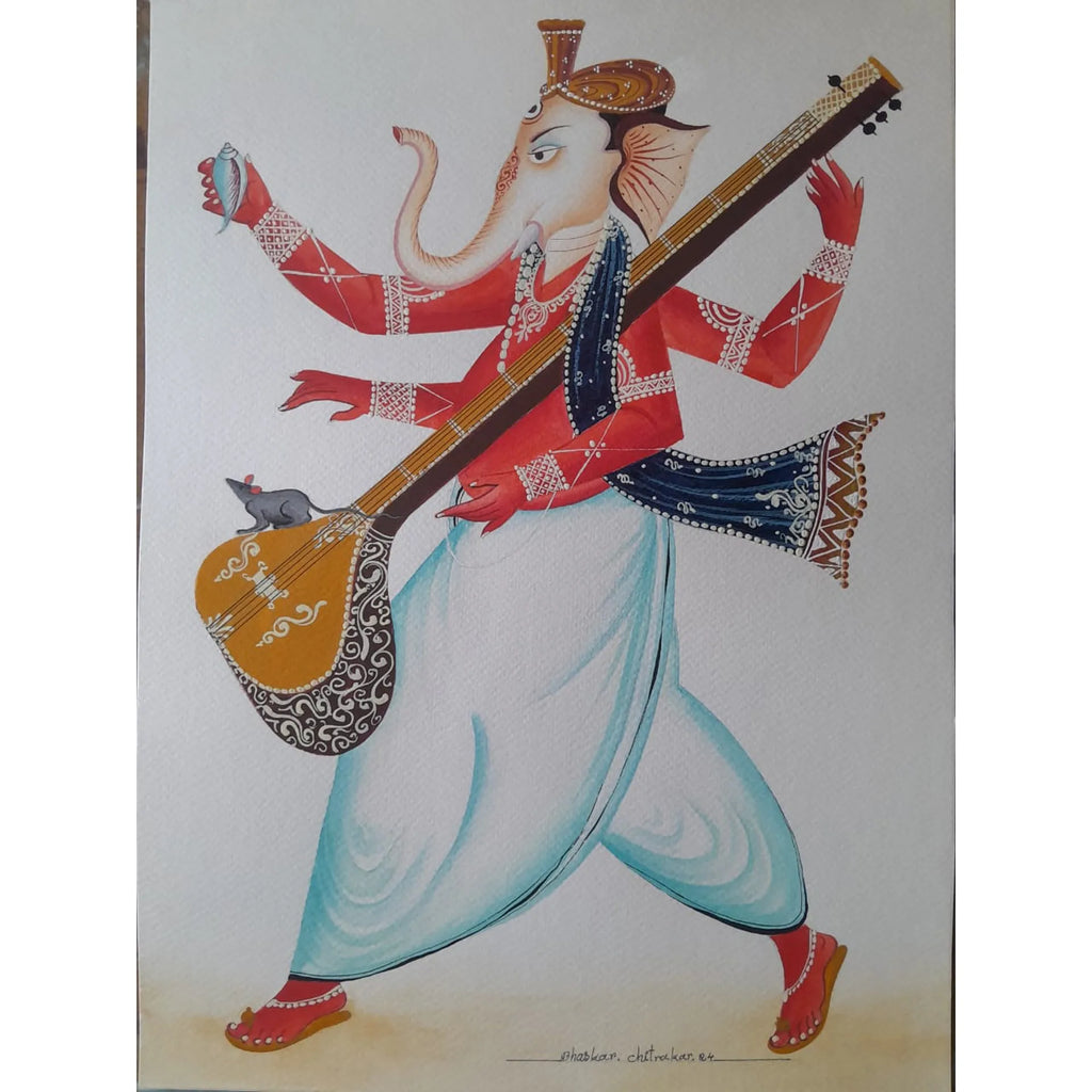Kalighat - Ganpati Bappa as Bengali Babu