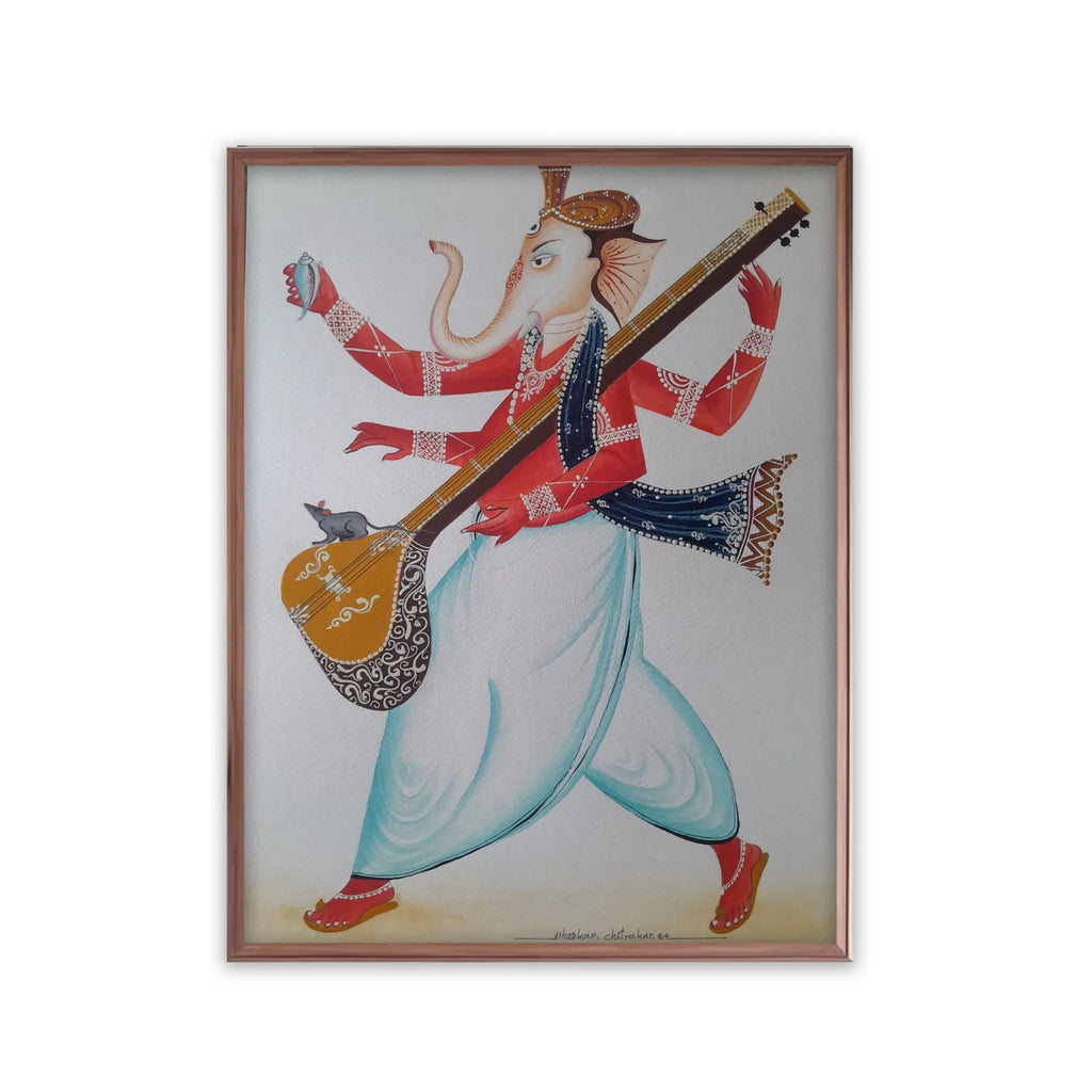Kalighat - Ganpati Bappa as Bengali Babu