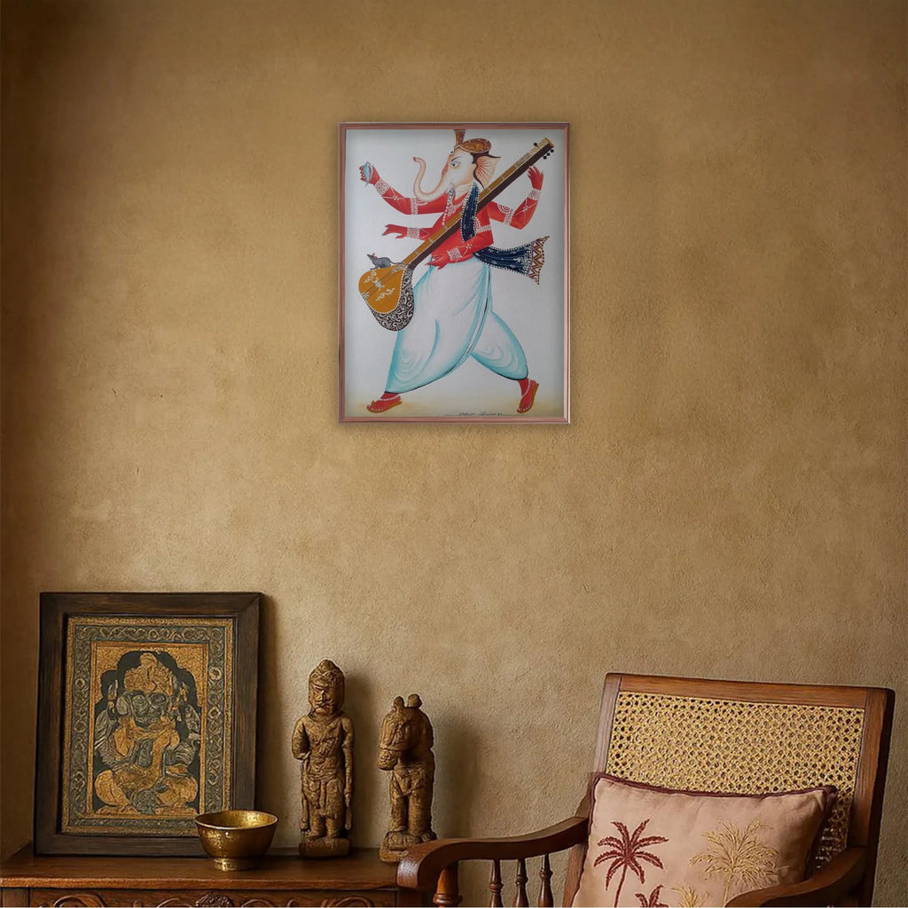 Kalighat - Ganpati Bappa as Bengali Babu