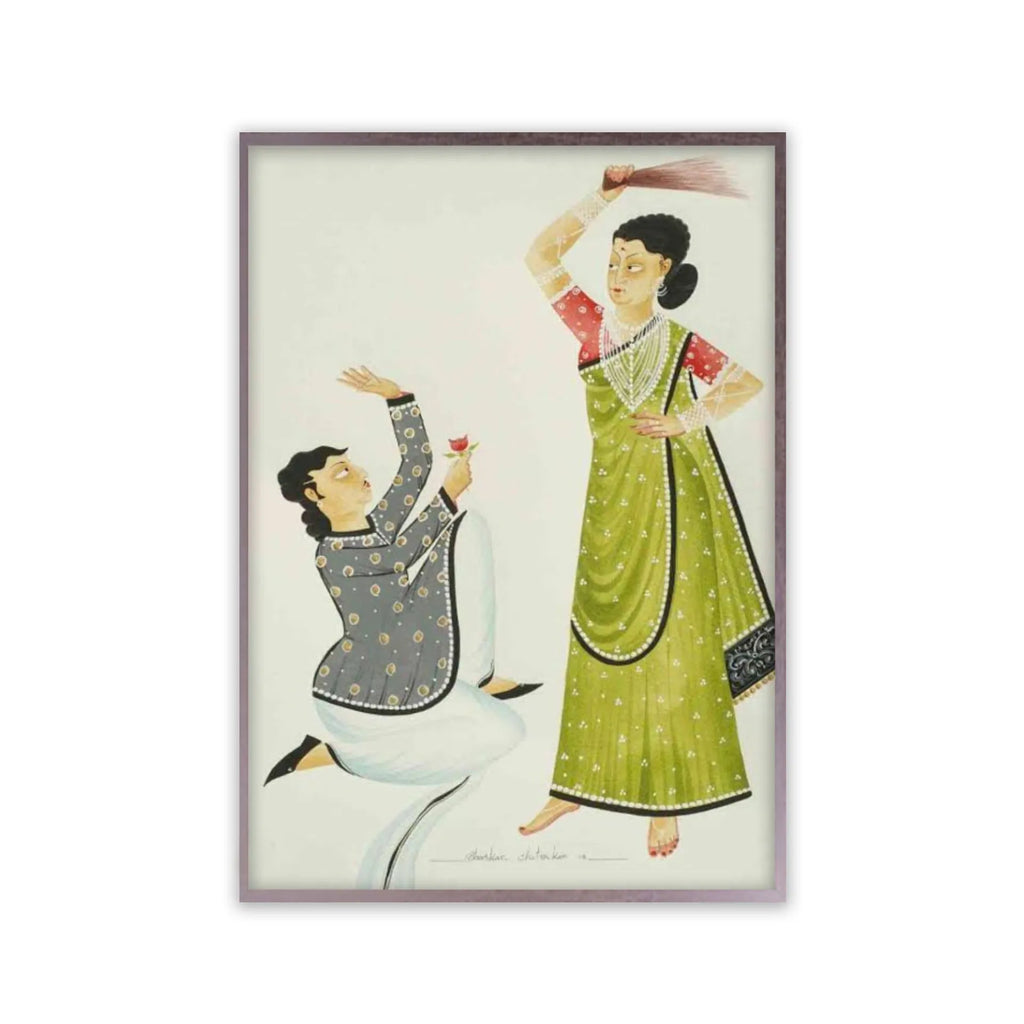 Kalighat - Babu and Angry Biwi