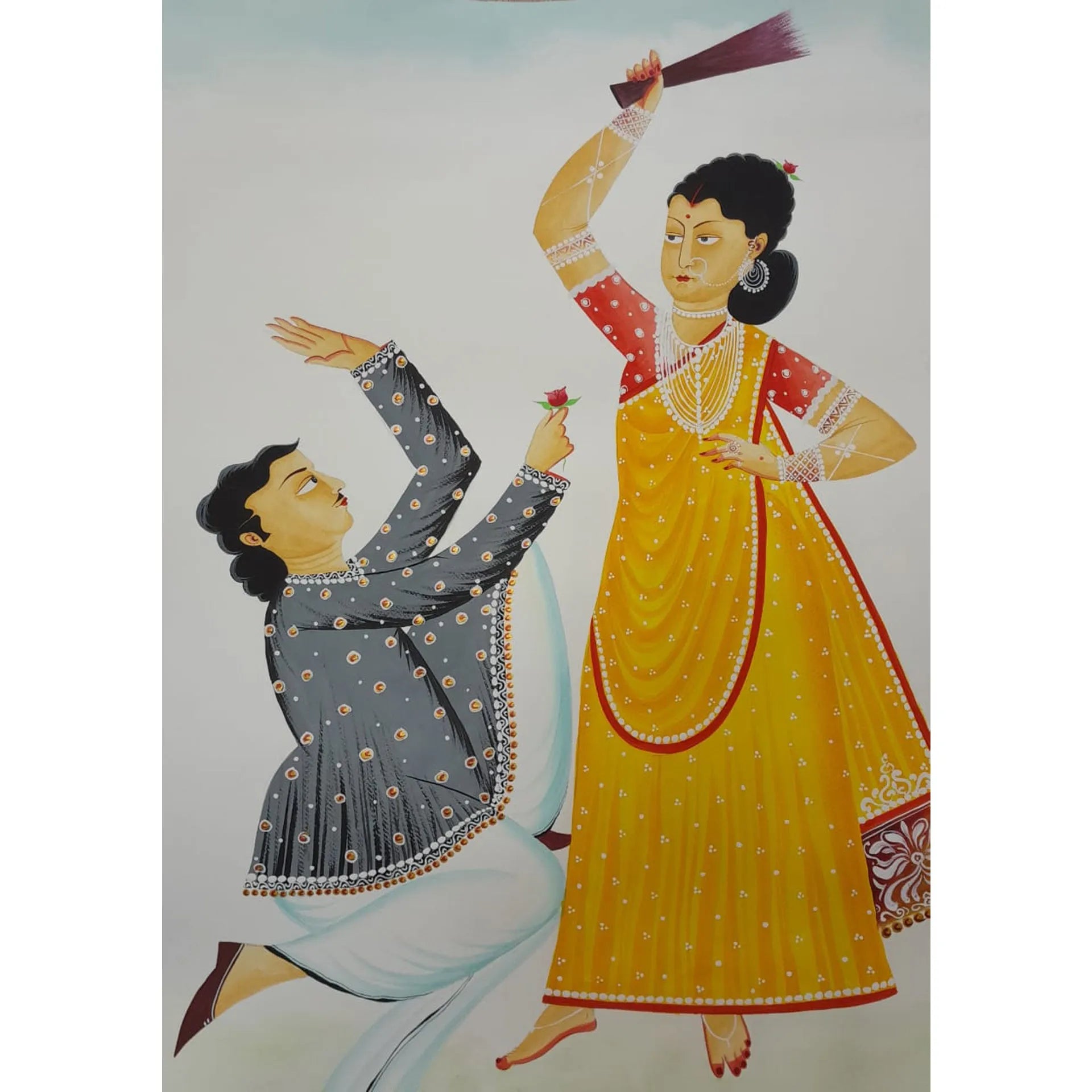 Kalighat - Babu and Angry Biwi