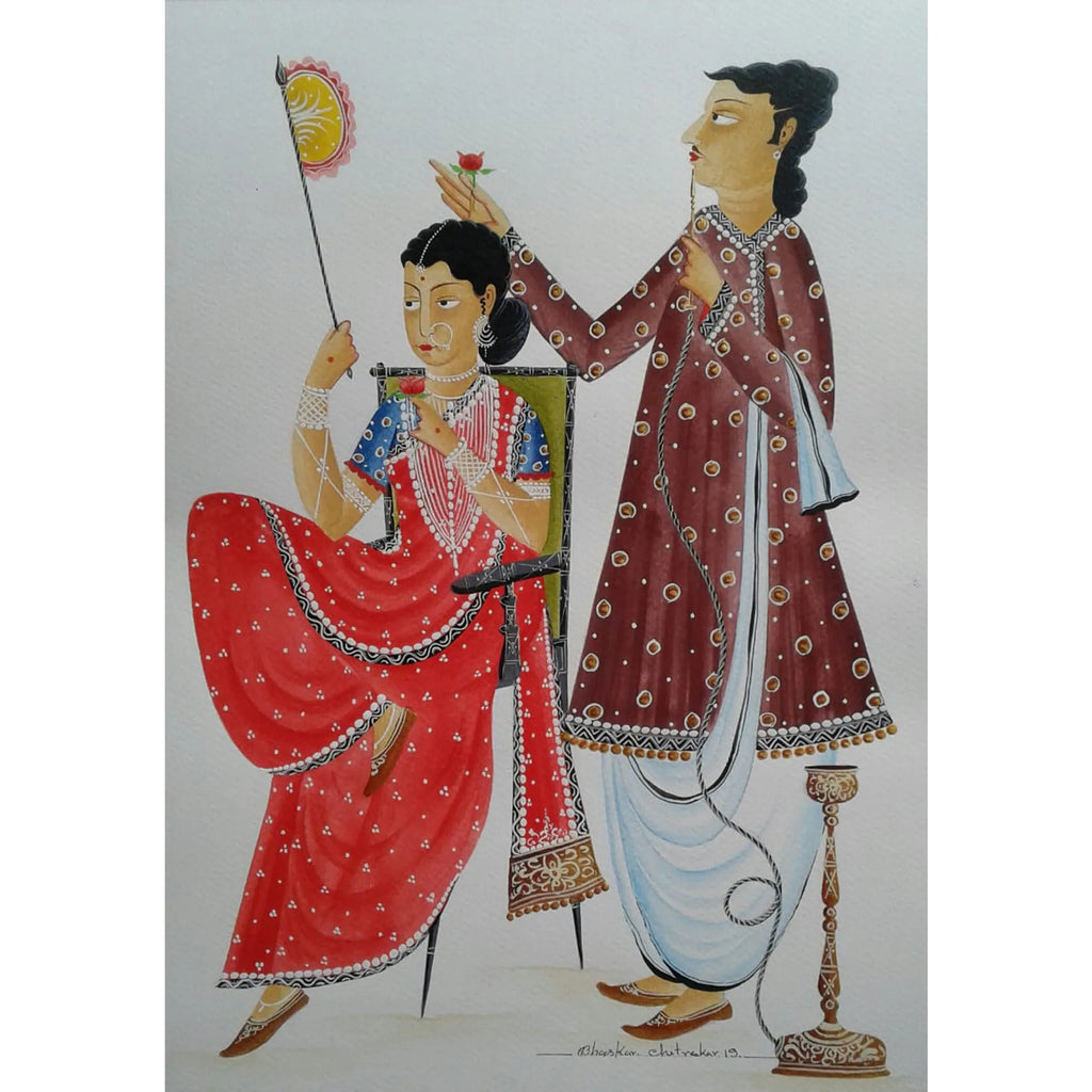 Kalighat - Babu and Biwi