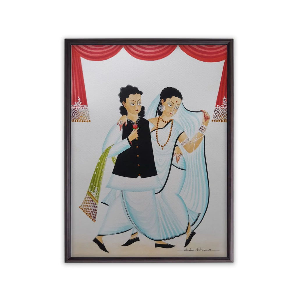 Kalighat - Babu and biwi