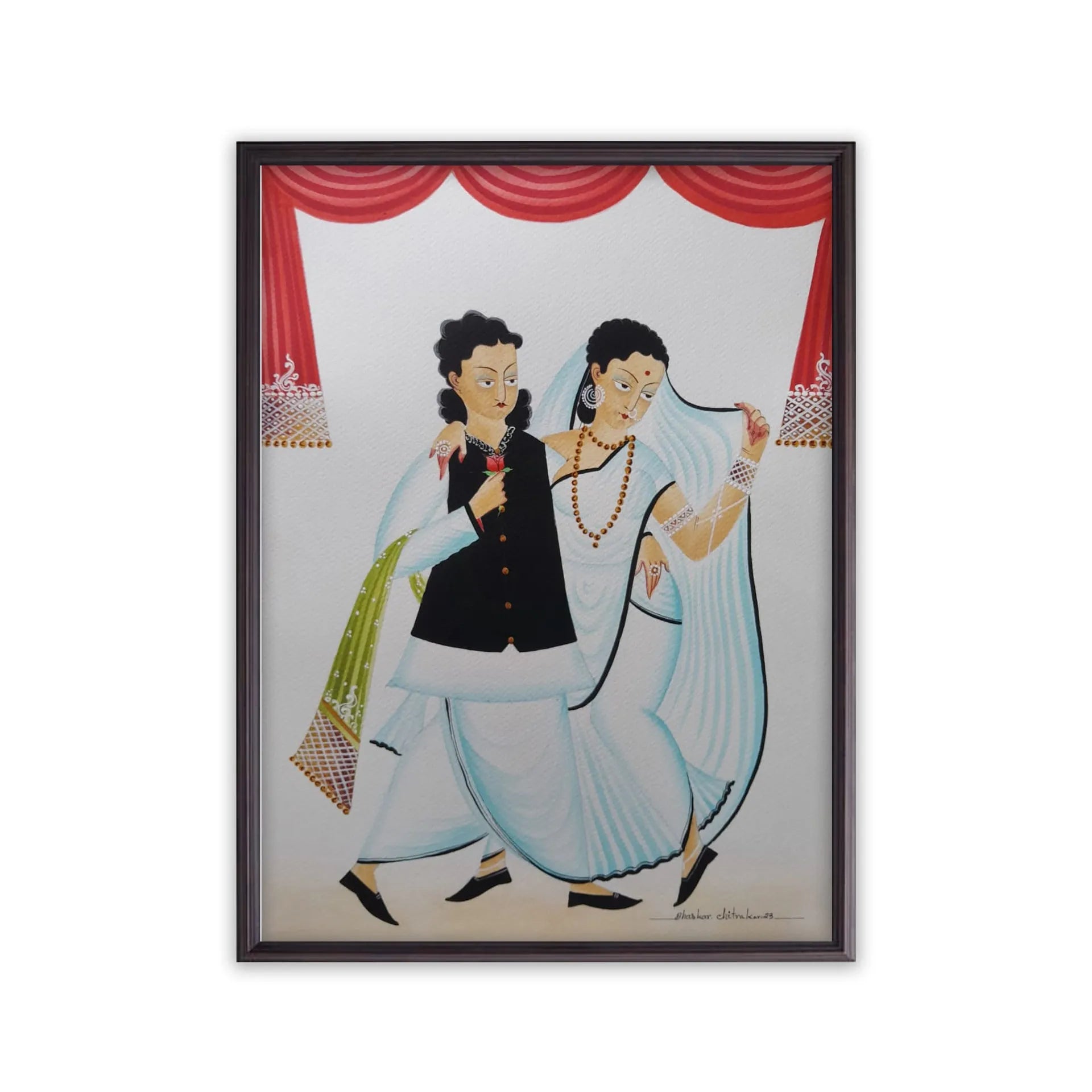 Kalighat - Babu and biwi