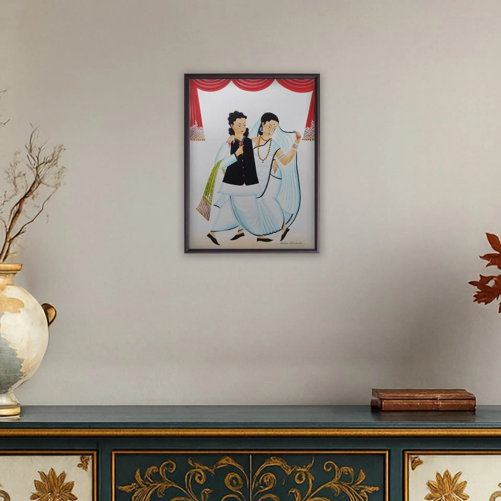 Kalighat - Babu and biwi