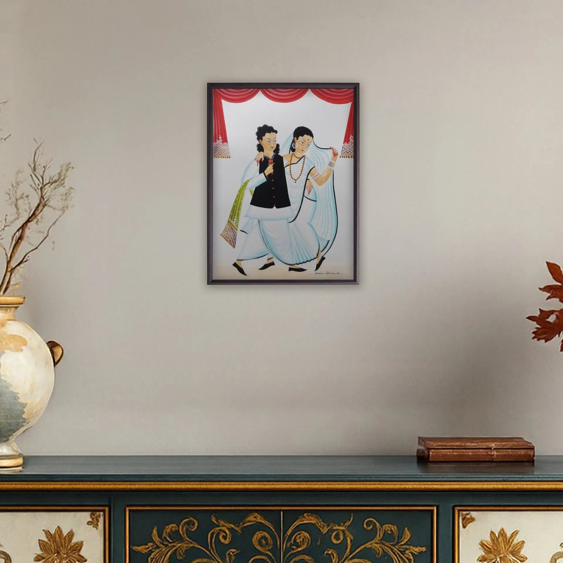 Kalighat - Babu and biwi