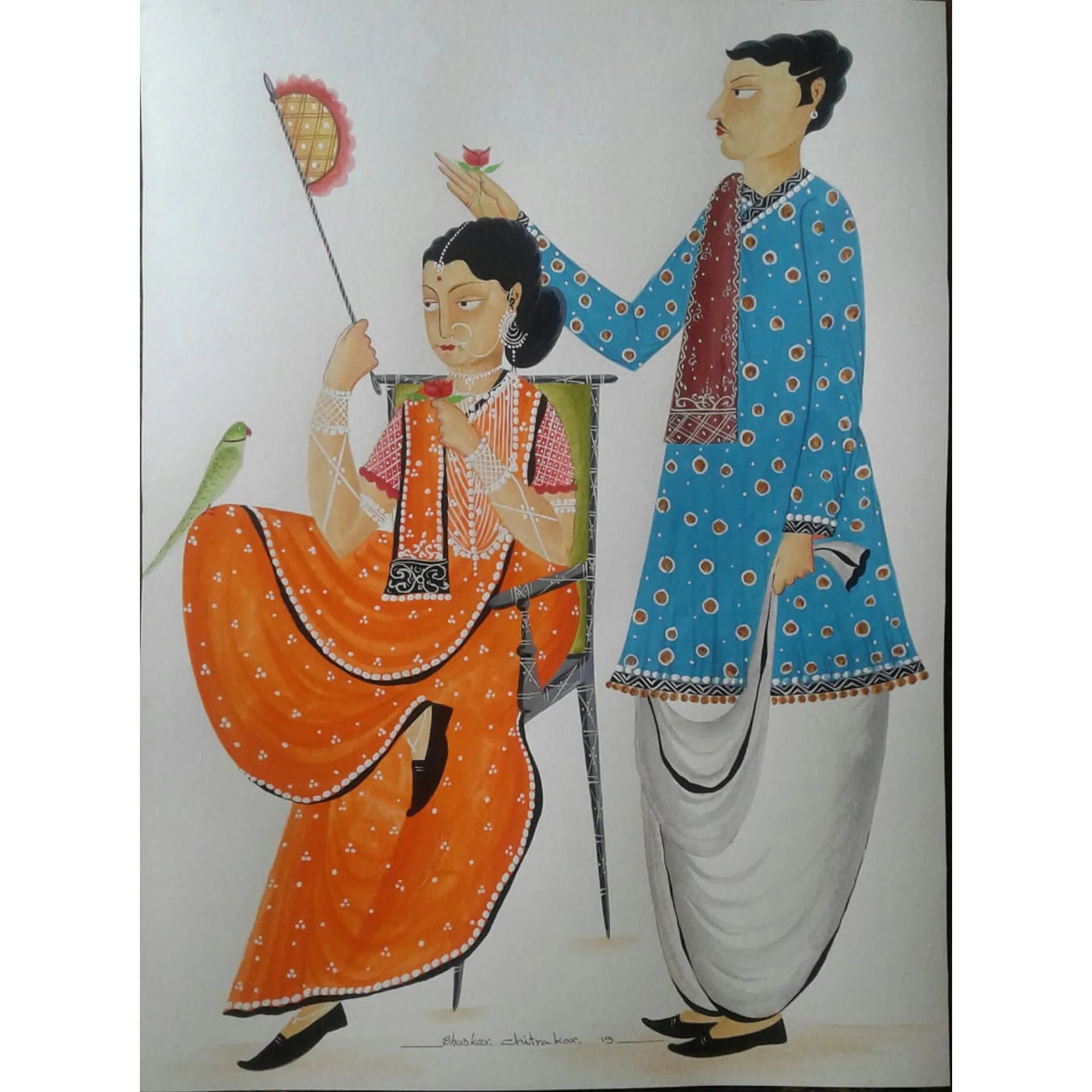 Kalighat - Babu and biwi