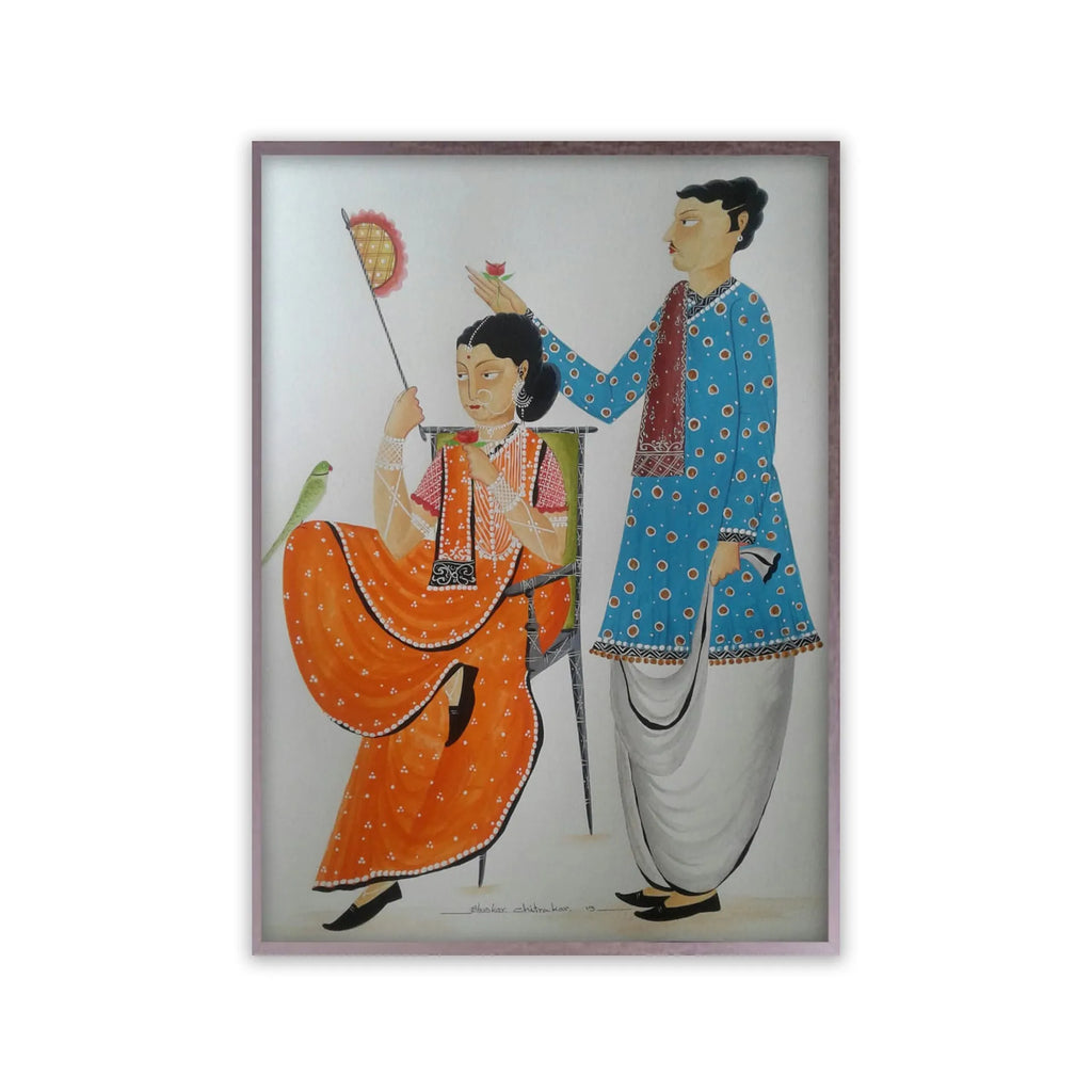 Kalighat - Babu and biwi