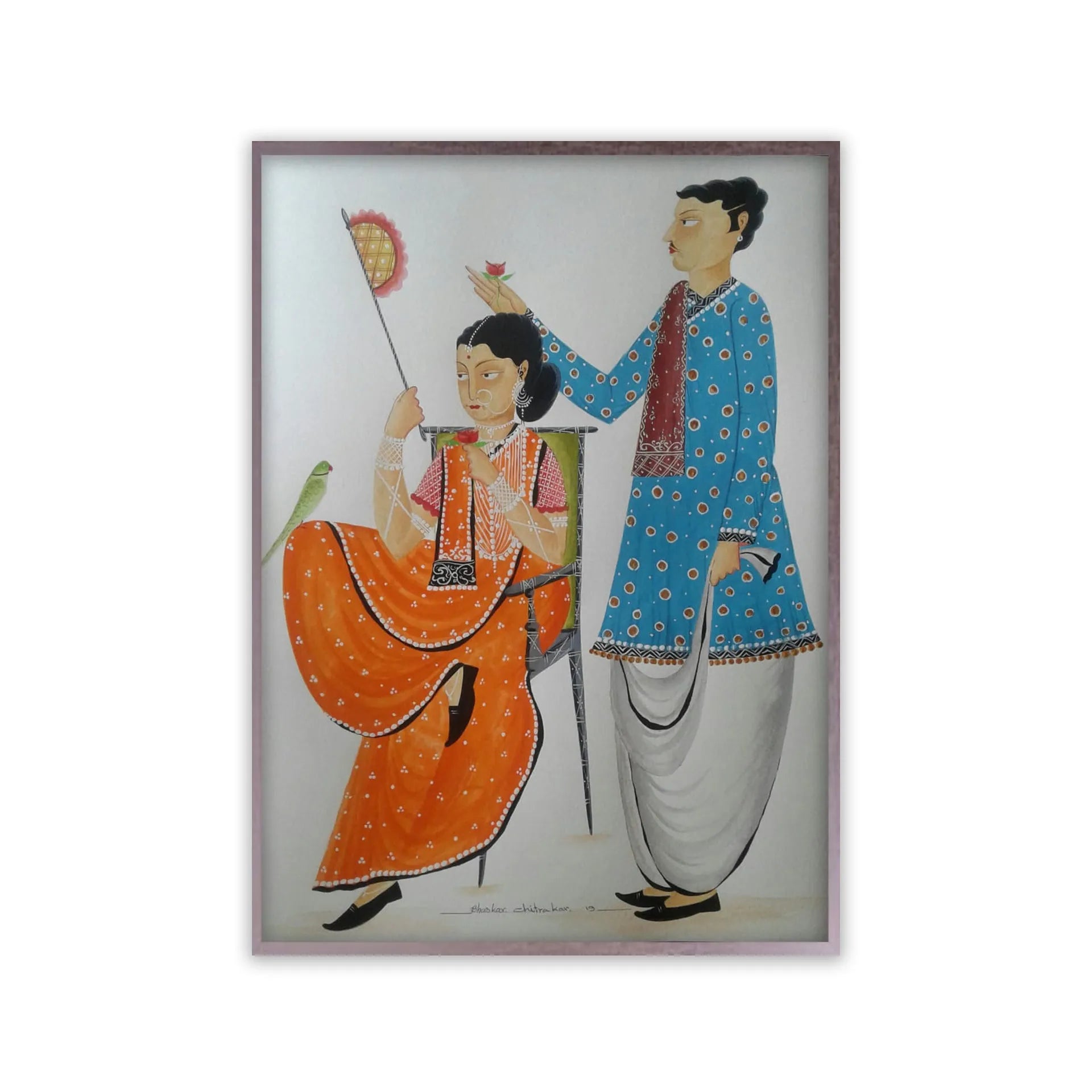 Kalighat - Babu and biwi