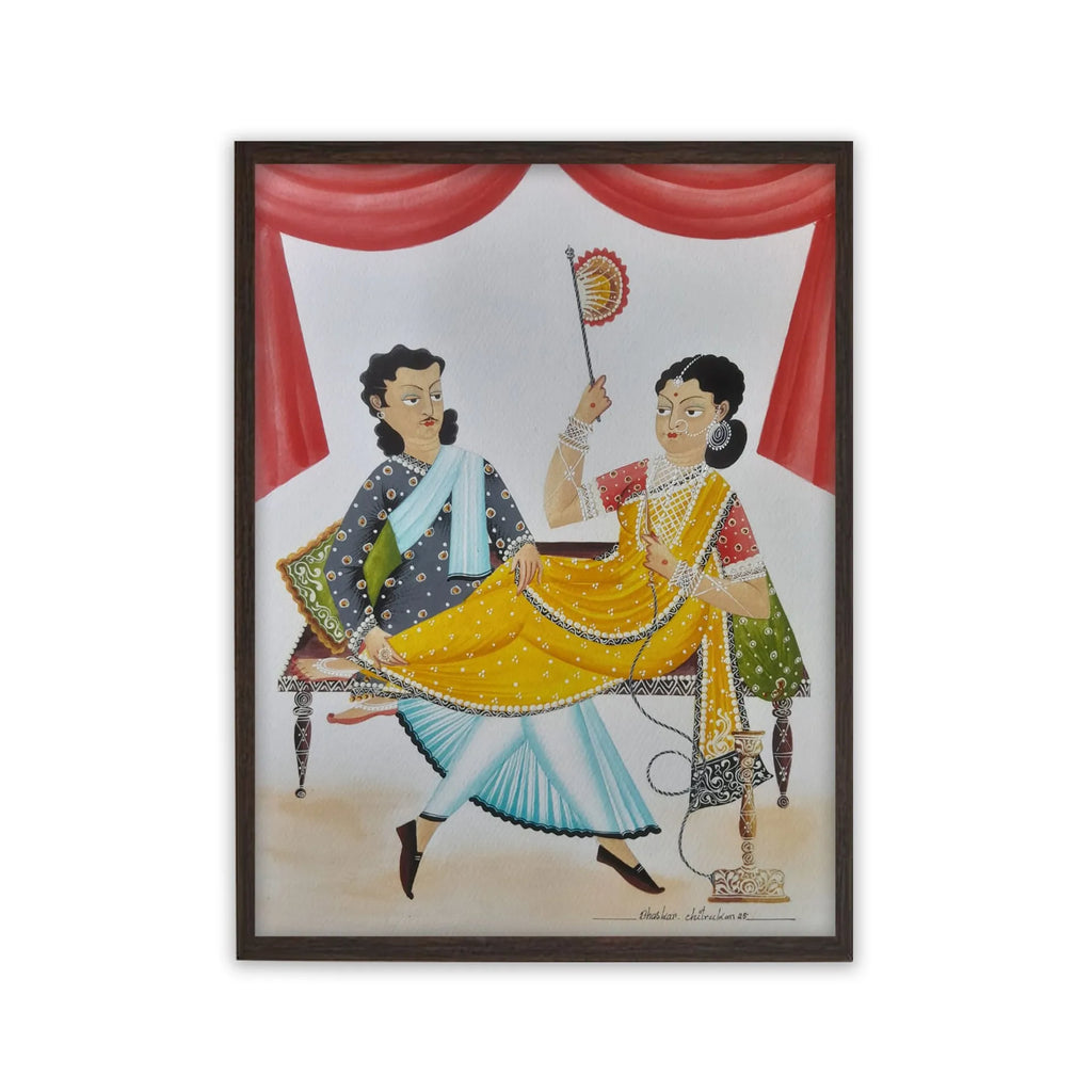 Kalighat - Babu and biwi