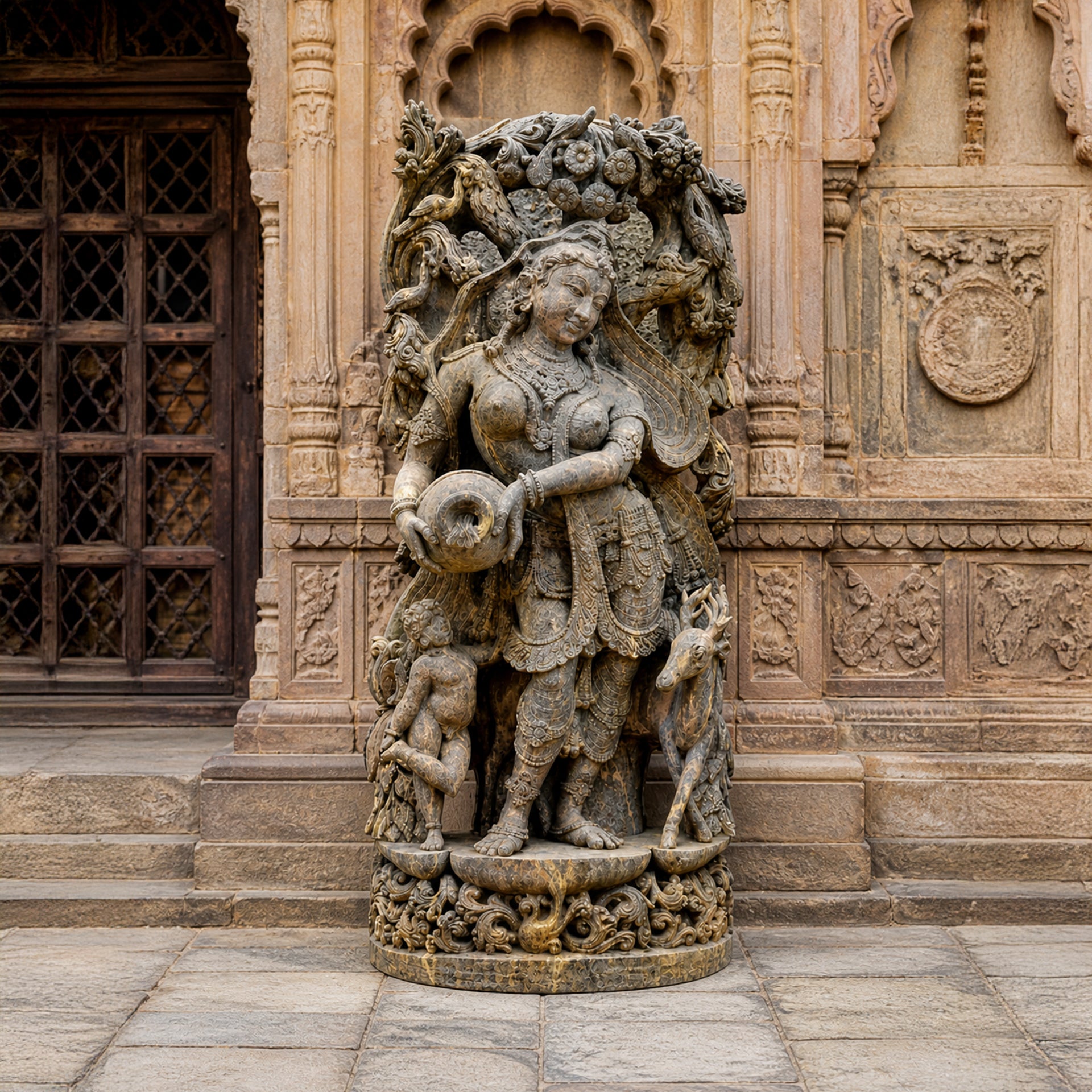 Orissa Stone Sculpture - Devdasi