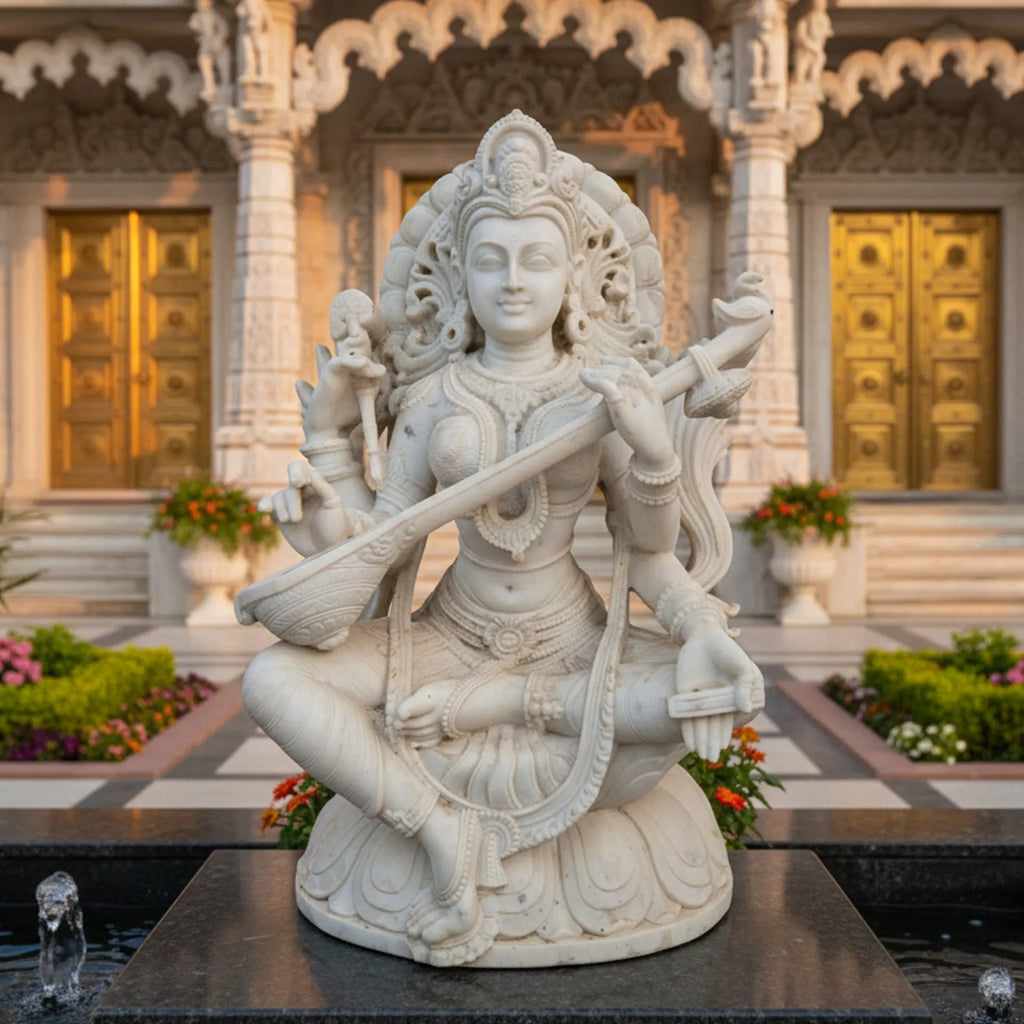 Orissa Stone Sculpture - Saraswati ji